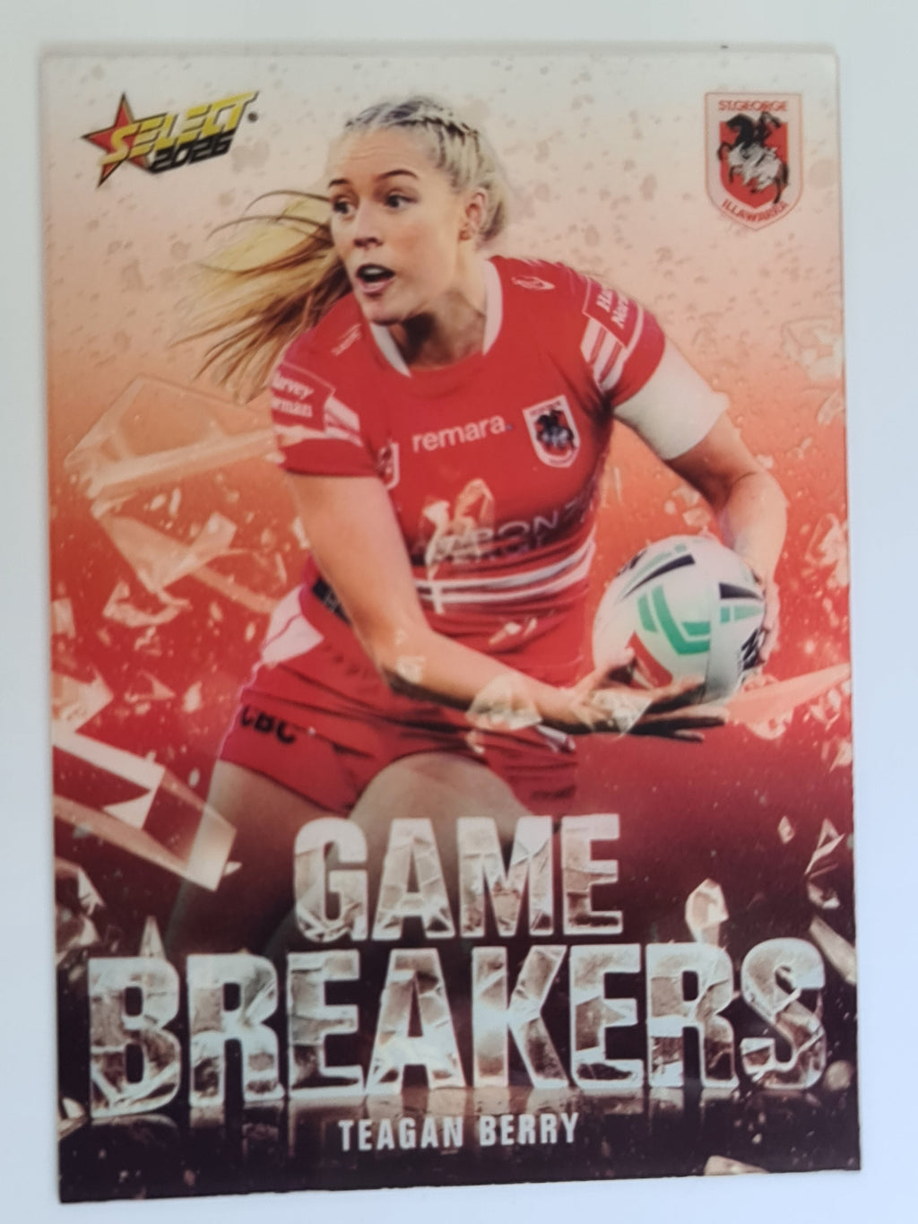 NRL 2026 League Heroes | Gamebreakers | #GB153 | Teagan Berry | NRLW St George Illawarra Dragons