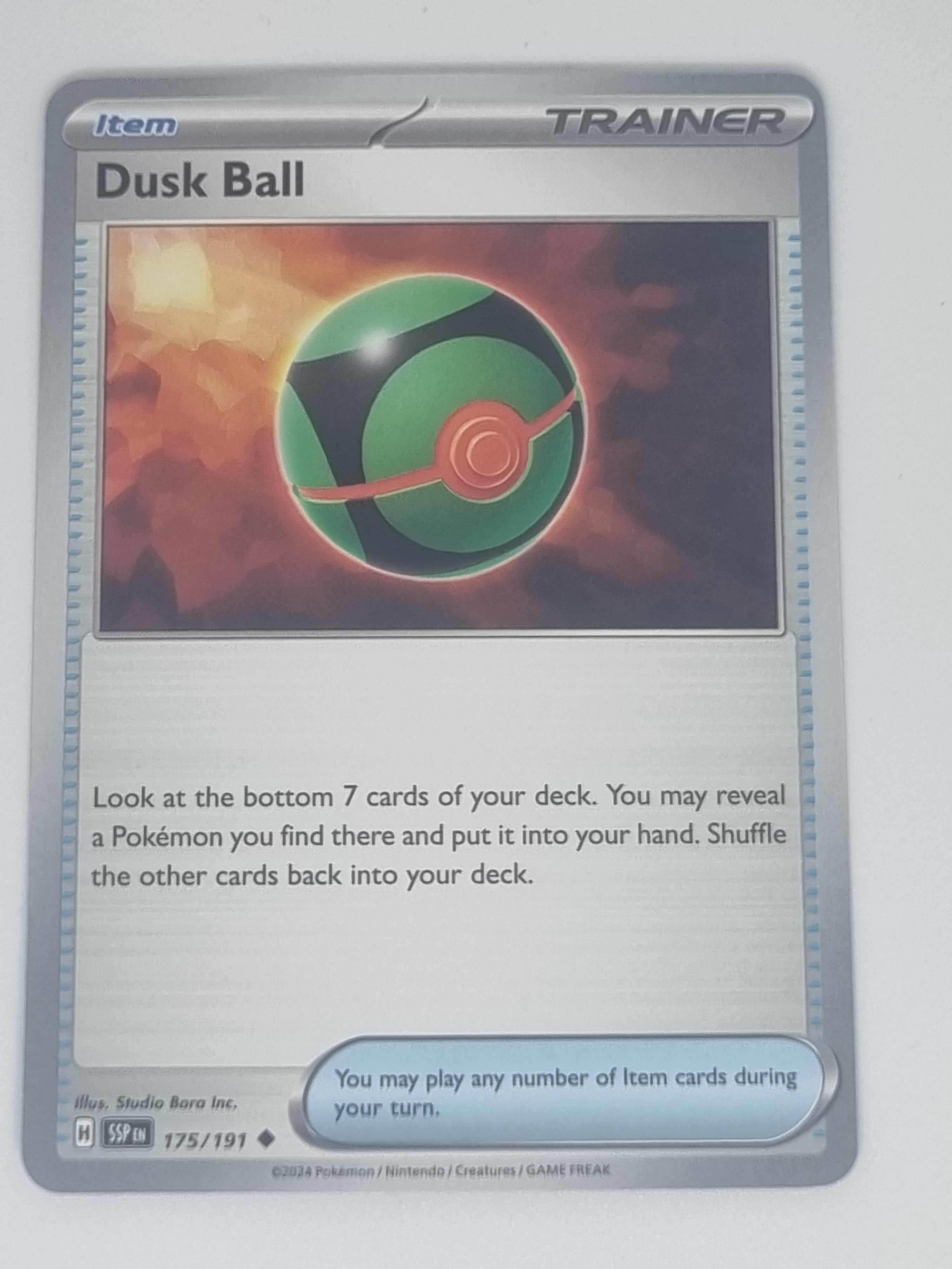 Pokemon TCG - Surging Sparks - #175/191 - Dusk Ball - Uncommon