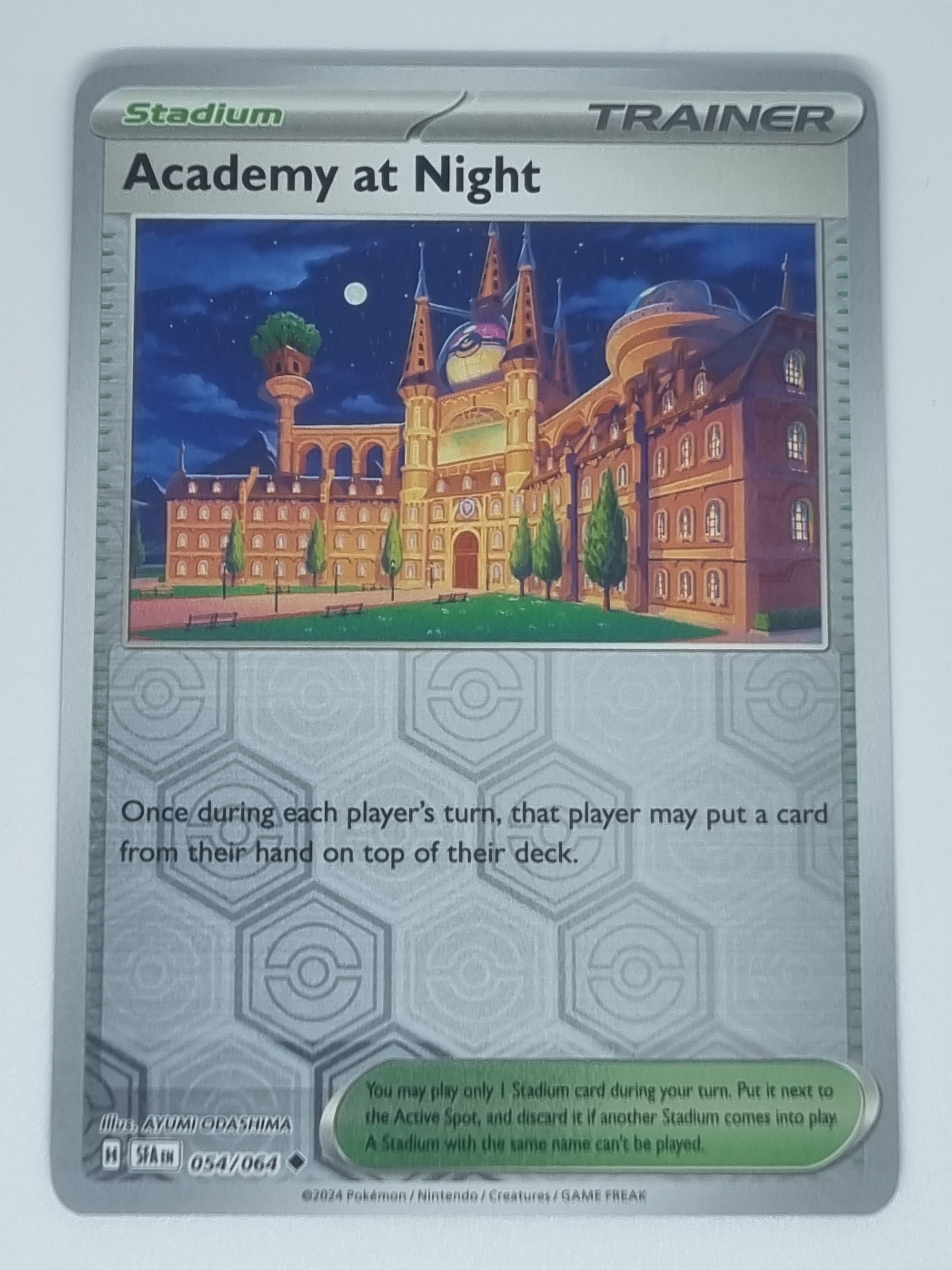 Pokemon TCG - Shrouded Fable - #054/064 - Academy at Night Reverse Holo Uncommon