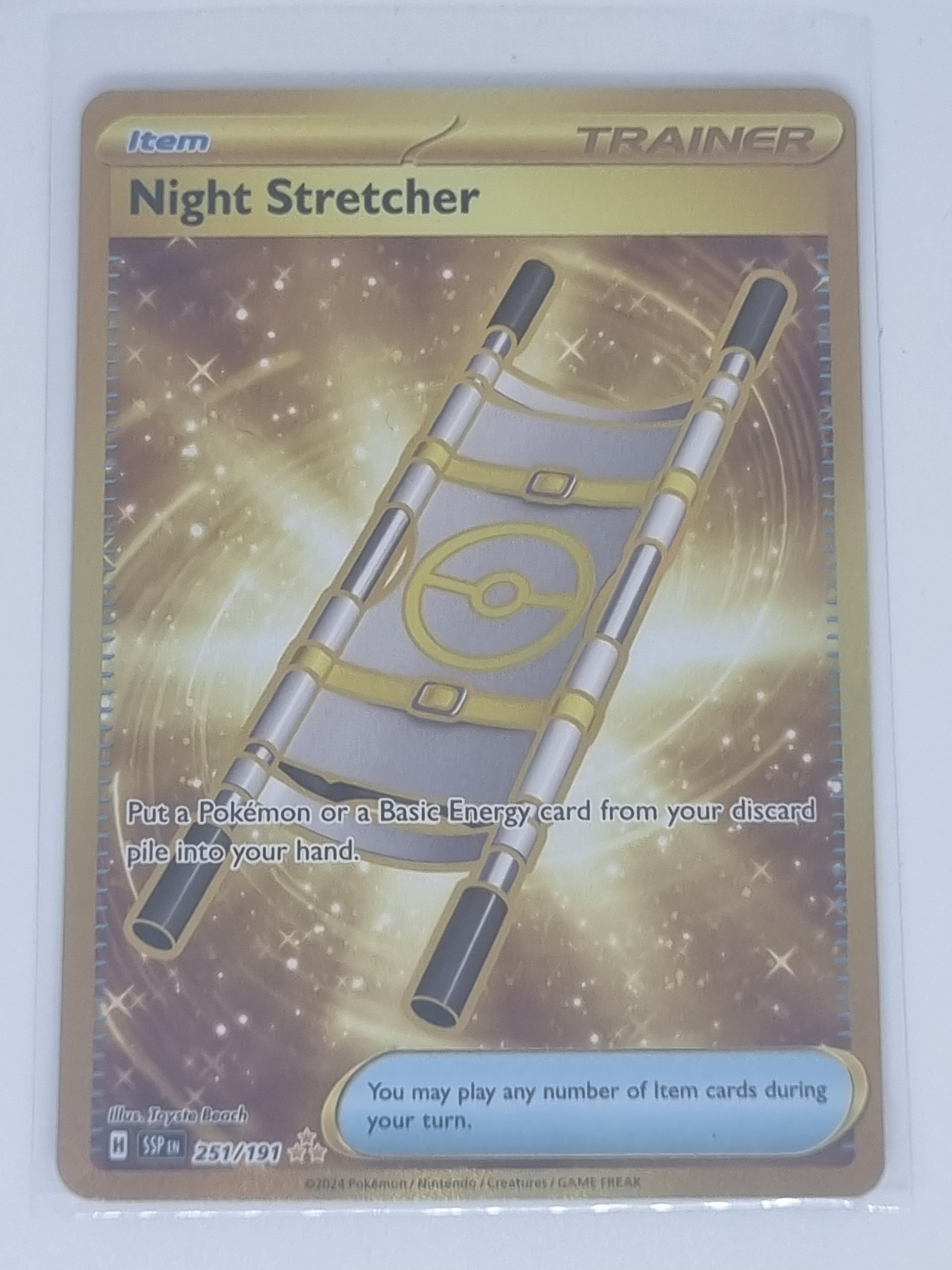 Pokemon TCG - Surging Sparks - #251/191 - Night Stretcher - Hyper Rare