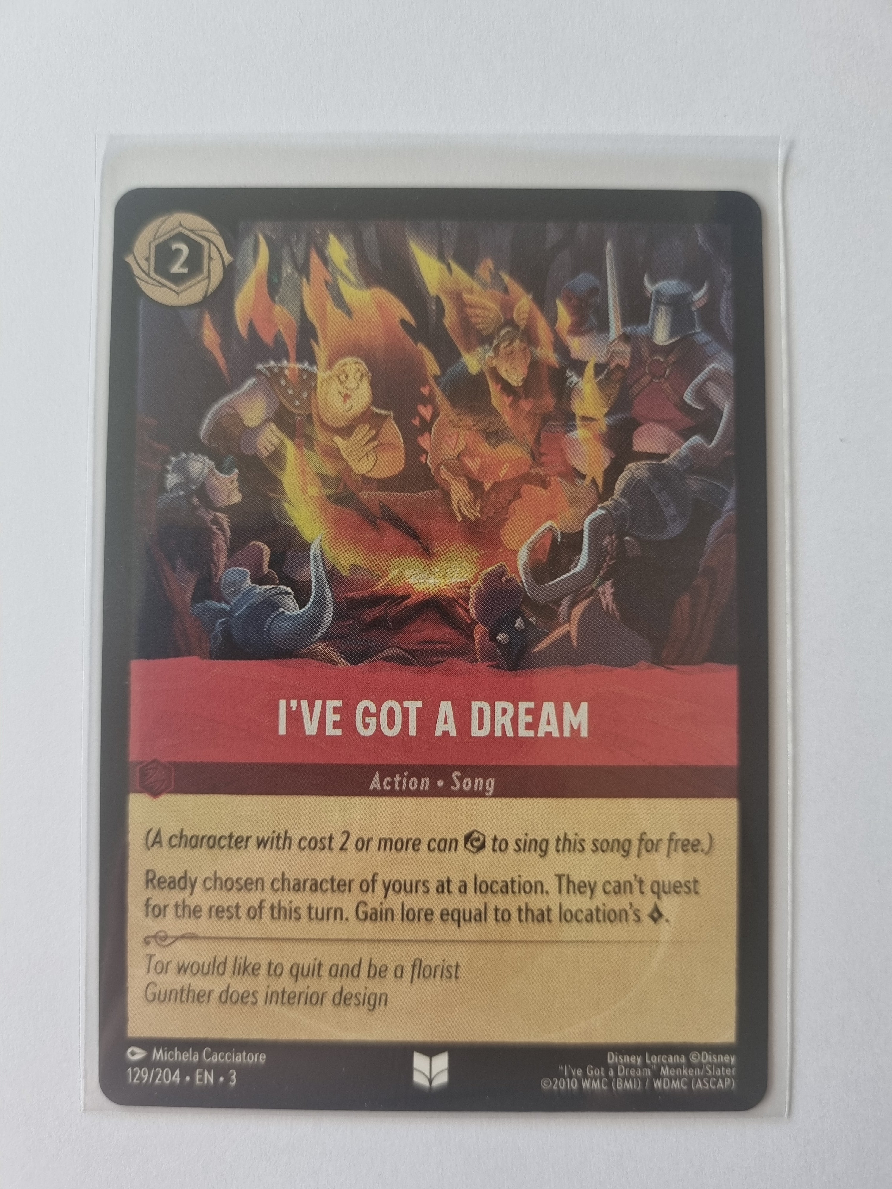 Into the Inklands - Coldfoil - I've Got a Dream - 129/204 - Uncommon