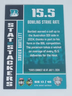 2024-25 LUXE Cricket - Stat Stackers - #SS13 - Xavier Bartlett - Heat