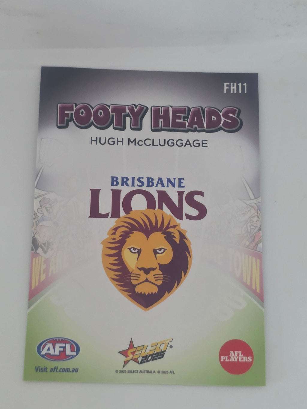 AFL Footy Stars 2025 | Footy Heads | #FH11 | H. McCluggage | Brisbane Lions