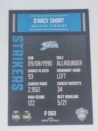 2024-25 LUXE Cricket Traders - Parallel - #P060 - D'Arcy Short - Strikers