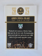 NRL 2025 Elite | 2024 Dally M Awards | #DM10 | Addin Fonua-Blake | Warriors