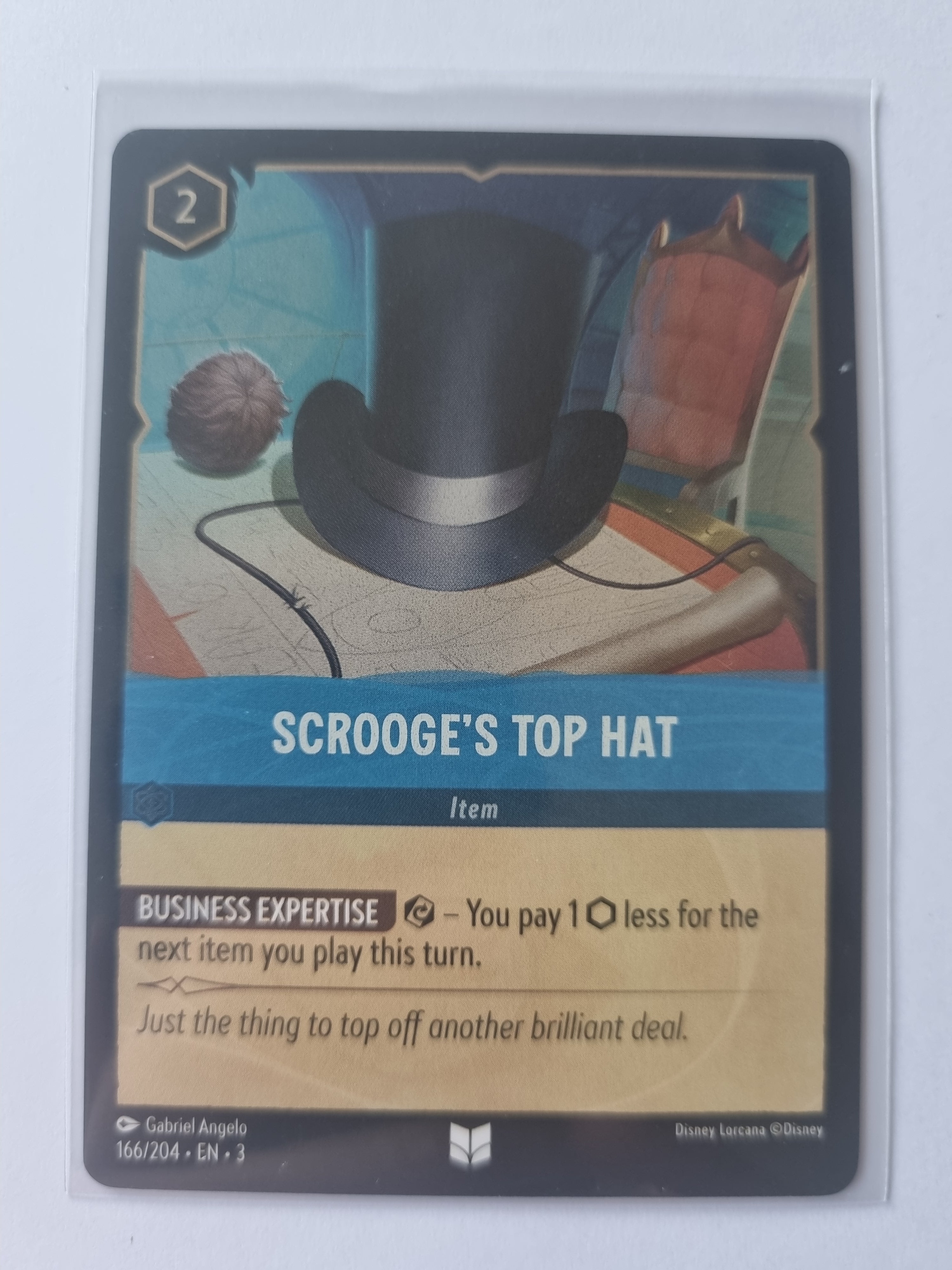 Into the Inklands - Coldfoil - Scrooge's Top Hat - 166/204 - Uncommon