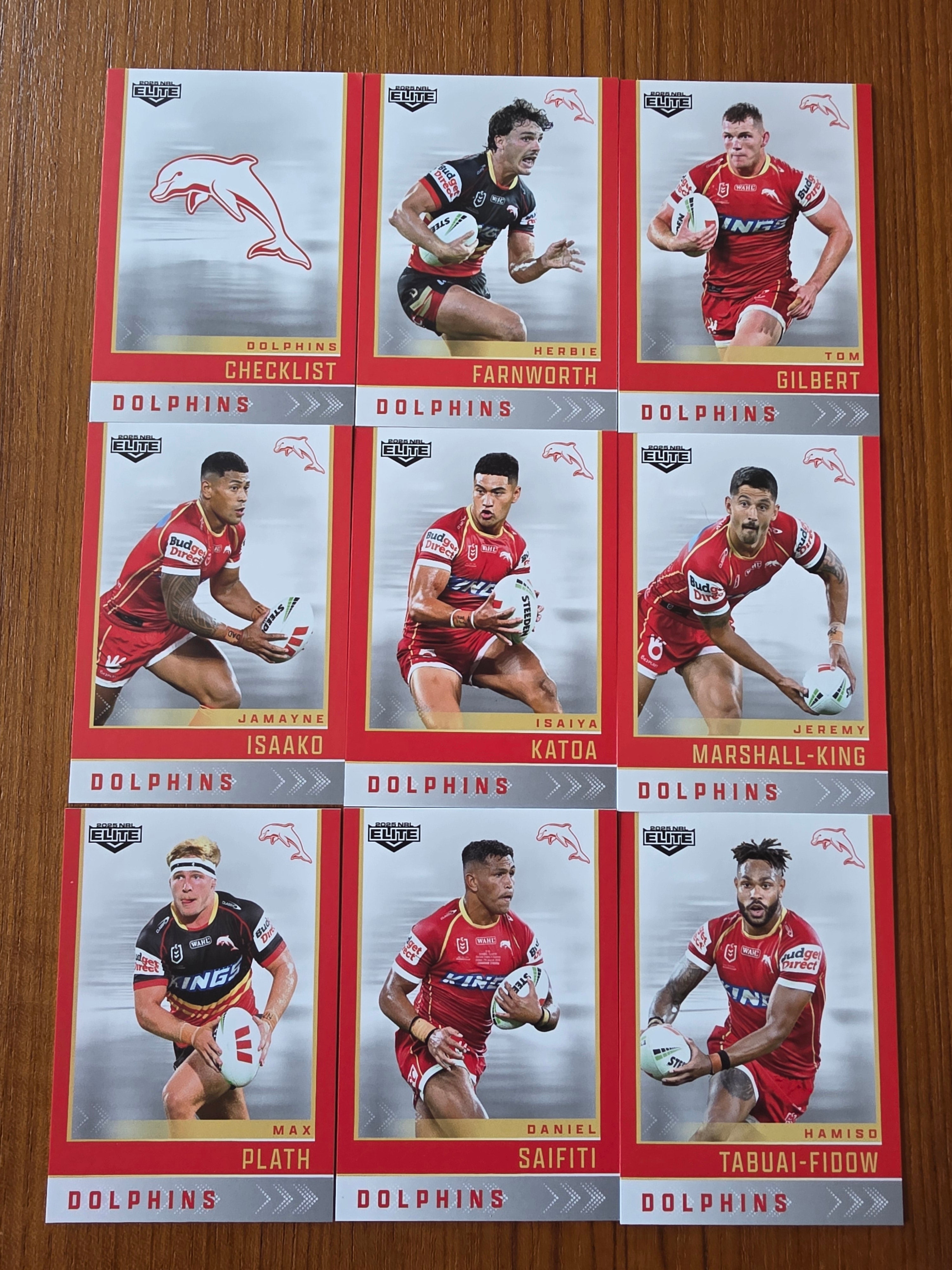 NRL 2025 Elite | Base Team Set 10 Card | Dolphins
