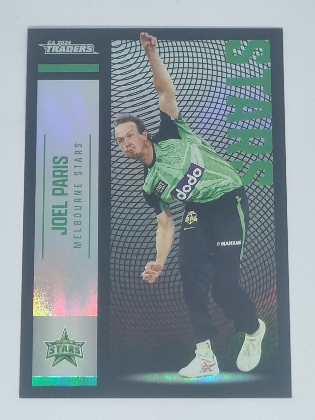 2024-25 LUXE Cricket Traders - Parallel - #P107 - Joel Paris - Stars