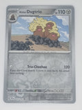 Pokemon TCG - Surging Sparks - #123/191 - Reverse Holo - Alolan Dugtrio Uncommon
