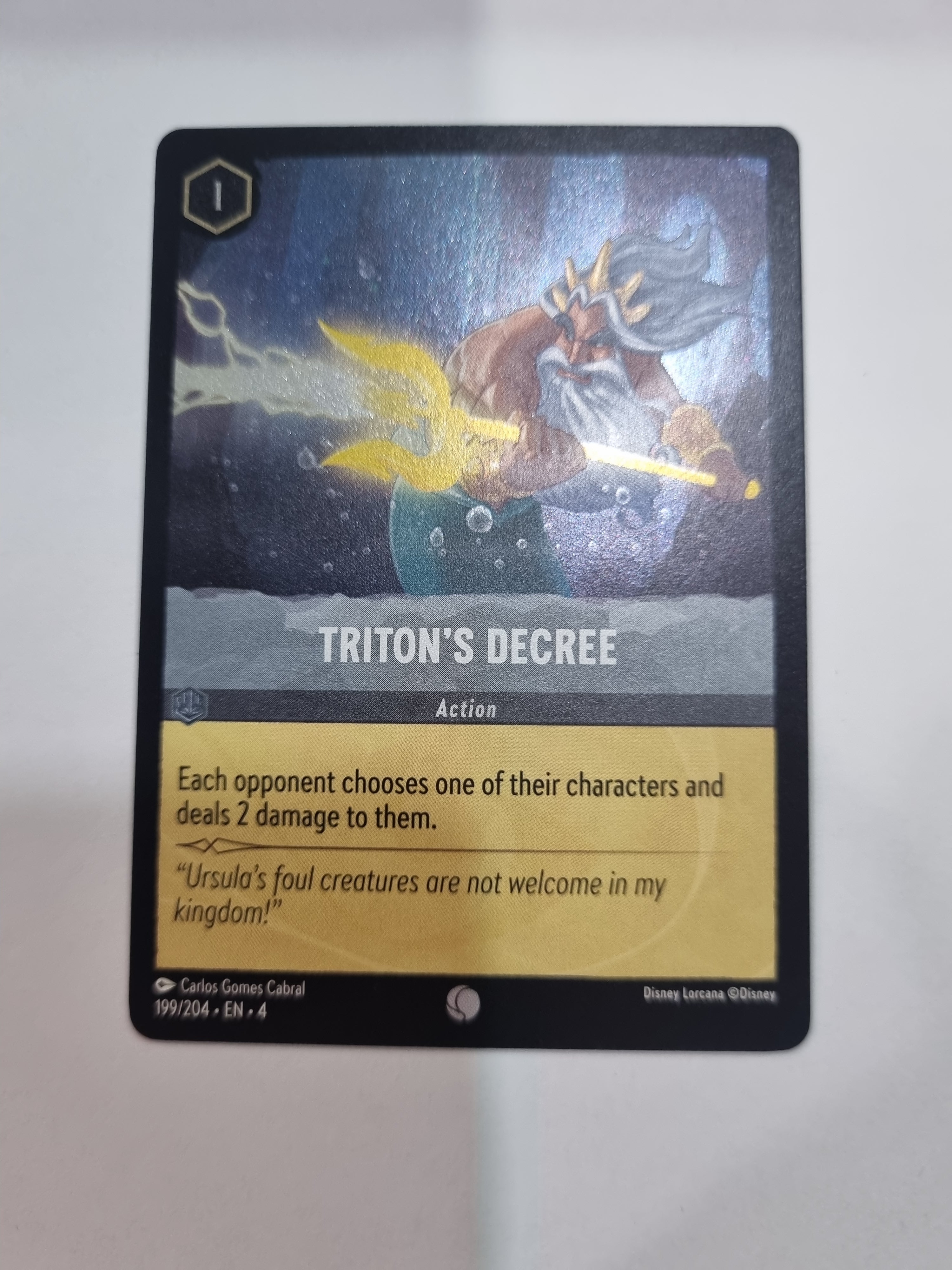 Ursula's Return - Coldfoil - Triton's Decree - 199/204 - Common