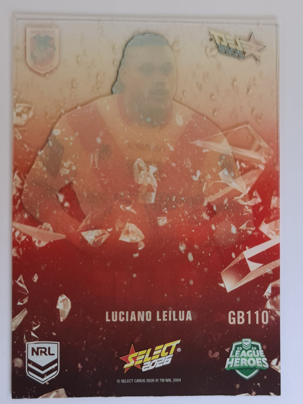 NRL 2026 League Heroes | Gamebreakers | #GB110 | Luciano Leilua | St George Illawarra Dragons
