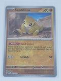 Pokemon TCG - Pokemon 151 - #027/165 - Reverse Holo - Sandshrew - Common