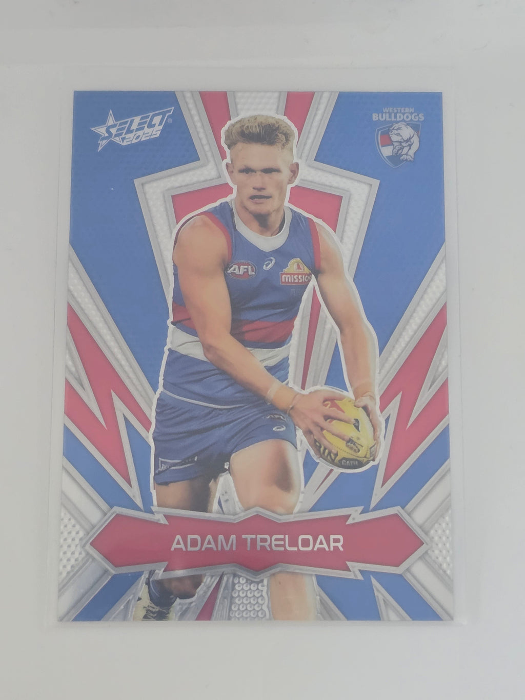 AFL Footy Stars 2025 Luminous Thunderbolt Gold #LT212 A. Treloar Bulldogs #362/399