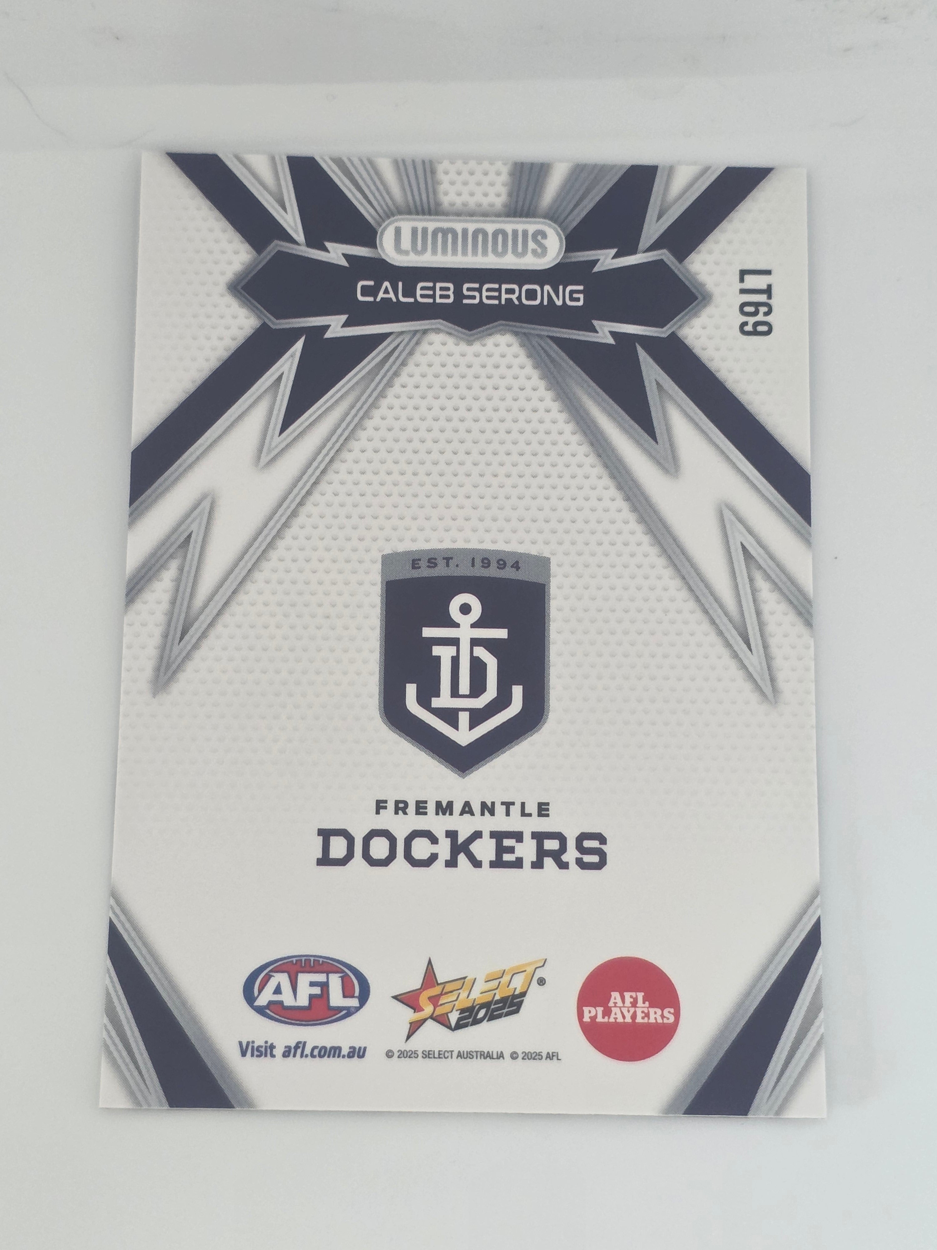 AFL Footy Stars 2025 | Luminous Thunderbolt | #LT69 | C. Serong | Fremantle
