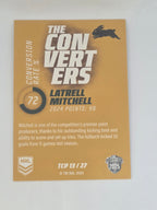 NRL 2025 Traders Titanium| Converters Parallel #TCP13 Latrell Mitchell Rabbitohs