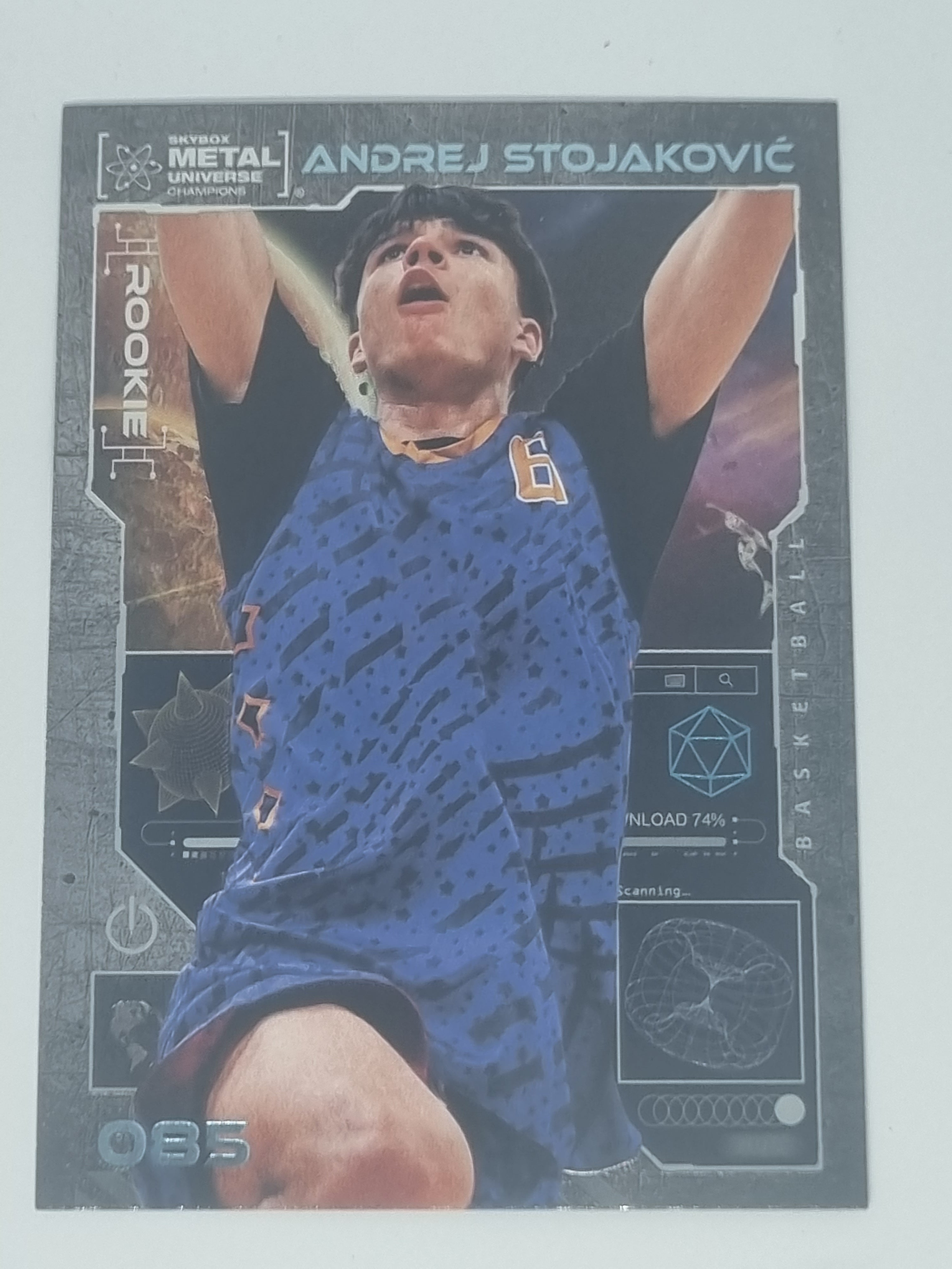 2023 Skybox Metal Universe Champions - #085 - Andrej Stojakovic
