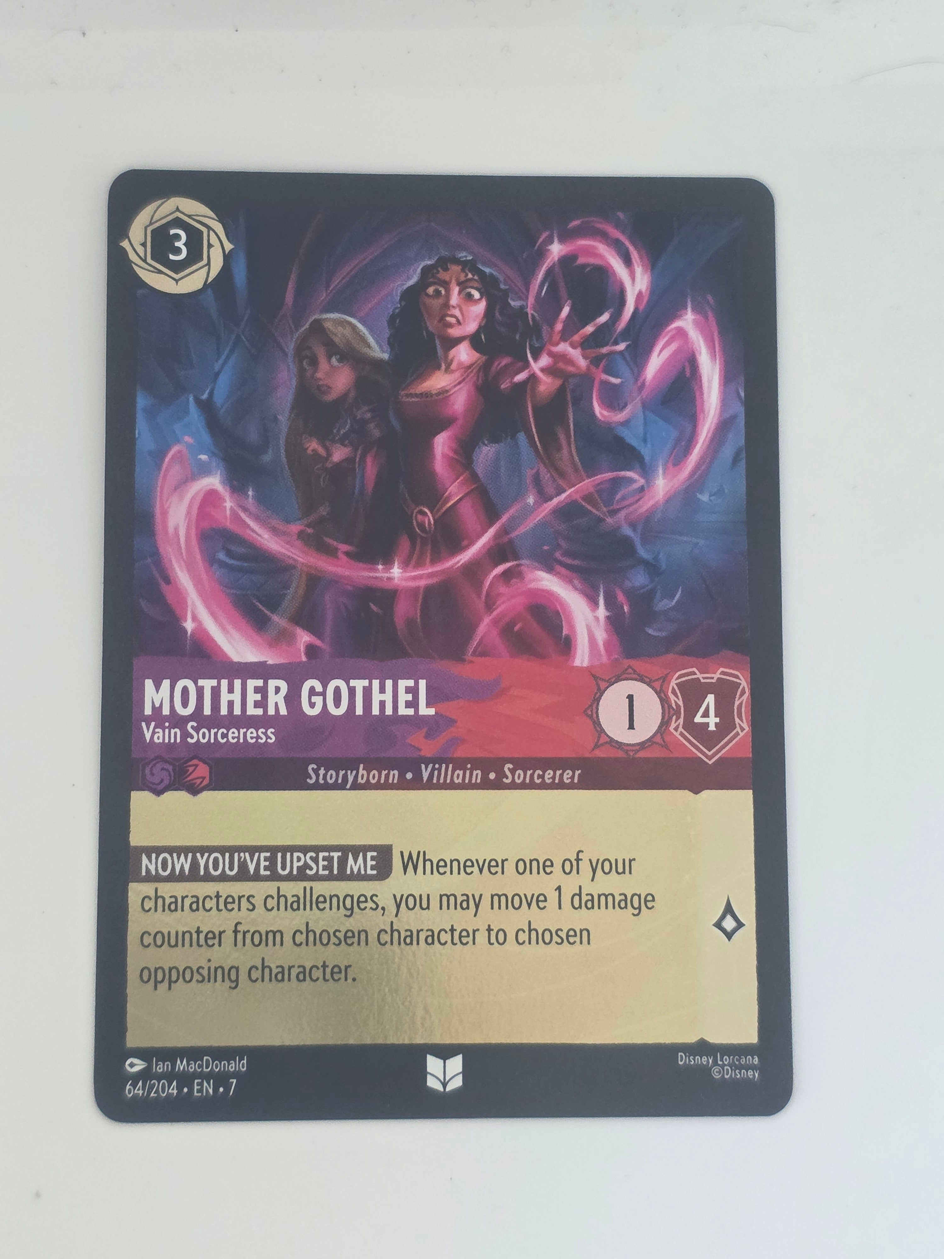 Lorcana | Archazia's Island COLDFOIL #64/204 Mother Gothel Vain Sorceress | U/C