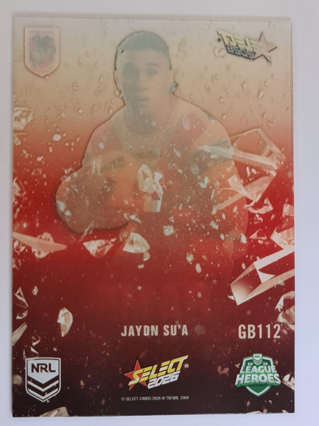 NRL 2026 League Heroes | Gamebreakers | #GB112 | Jaydn Su’a | St George Illawarra Dragons
