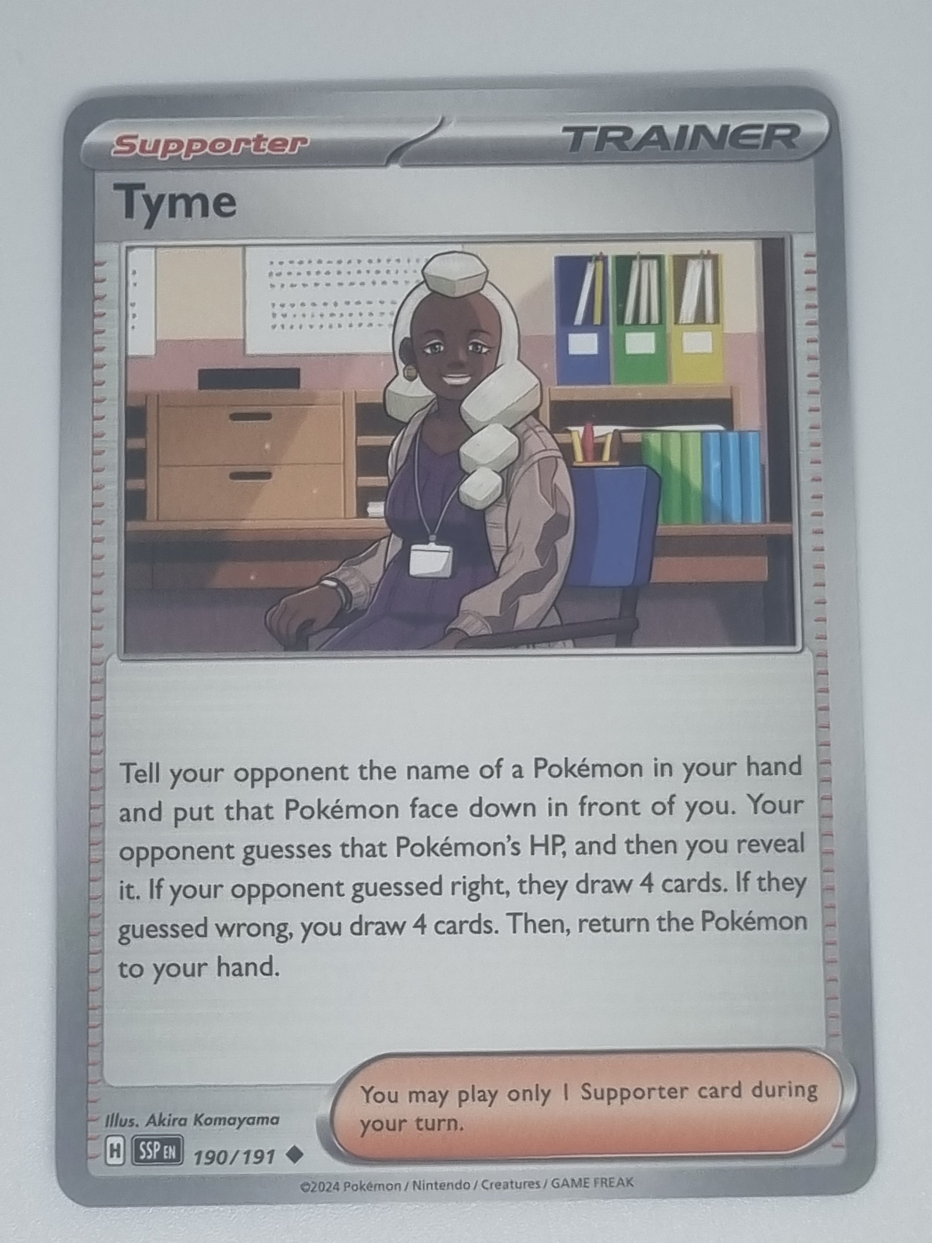Pokemon TCG - Surging Sparks - #190/191 - Tyme - Uncommon