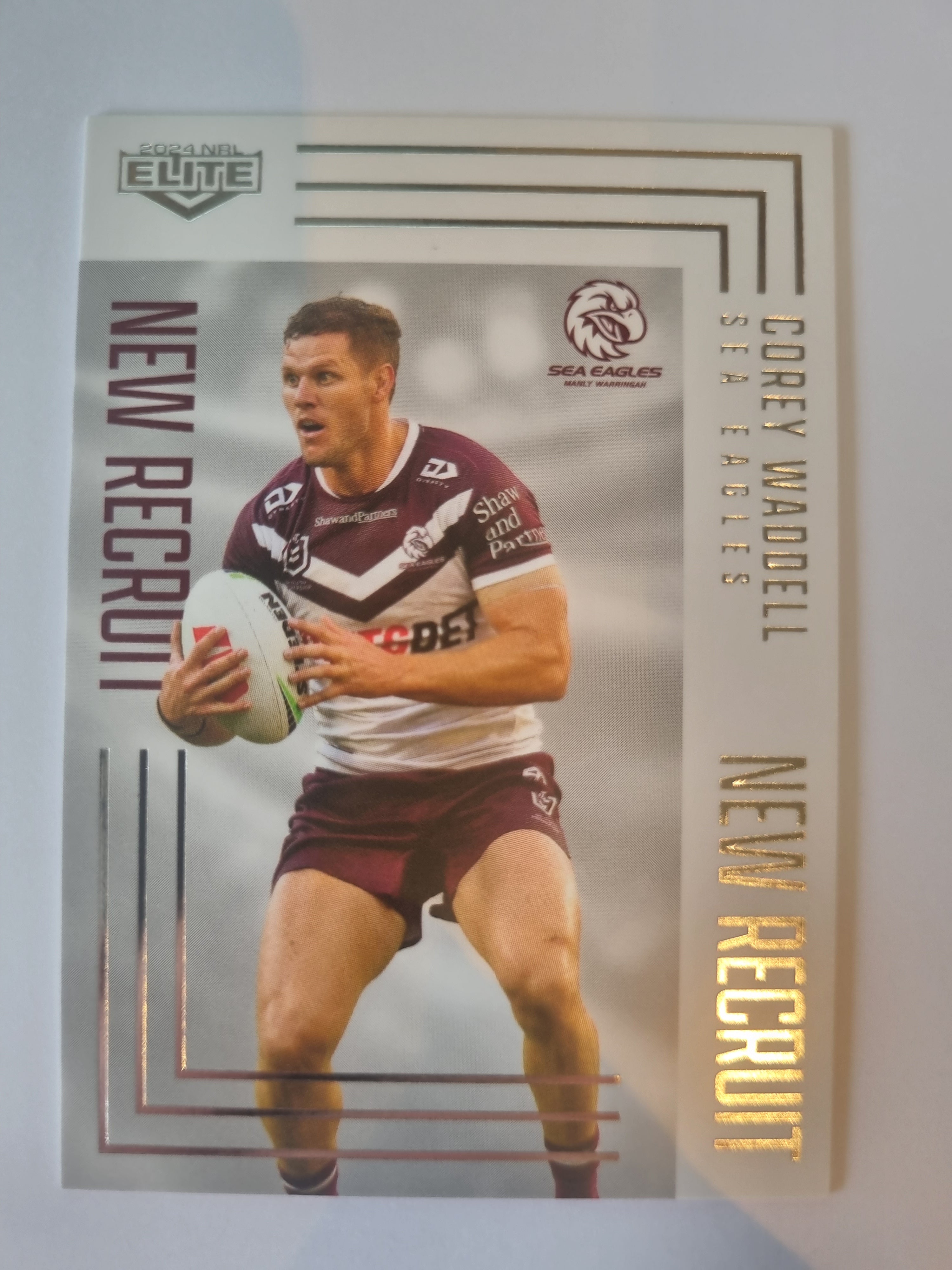 2024 Elite NRL - New Recruit - #NR14 - Corey Waddell - Sea Eagles
