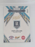 AFL Footy Stars 2025 Luminous Thunderbolt Gold #LT153 T. Marshall Port Adelaide #276/399