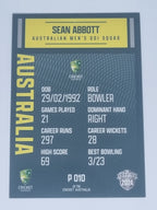 2024-25 LUXE Cricket Traders - Parallel - #P010 - Sean Abbott - Aust ODI