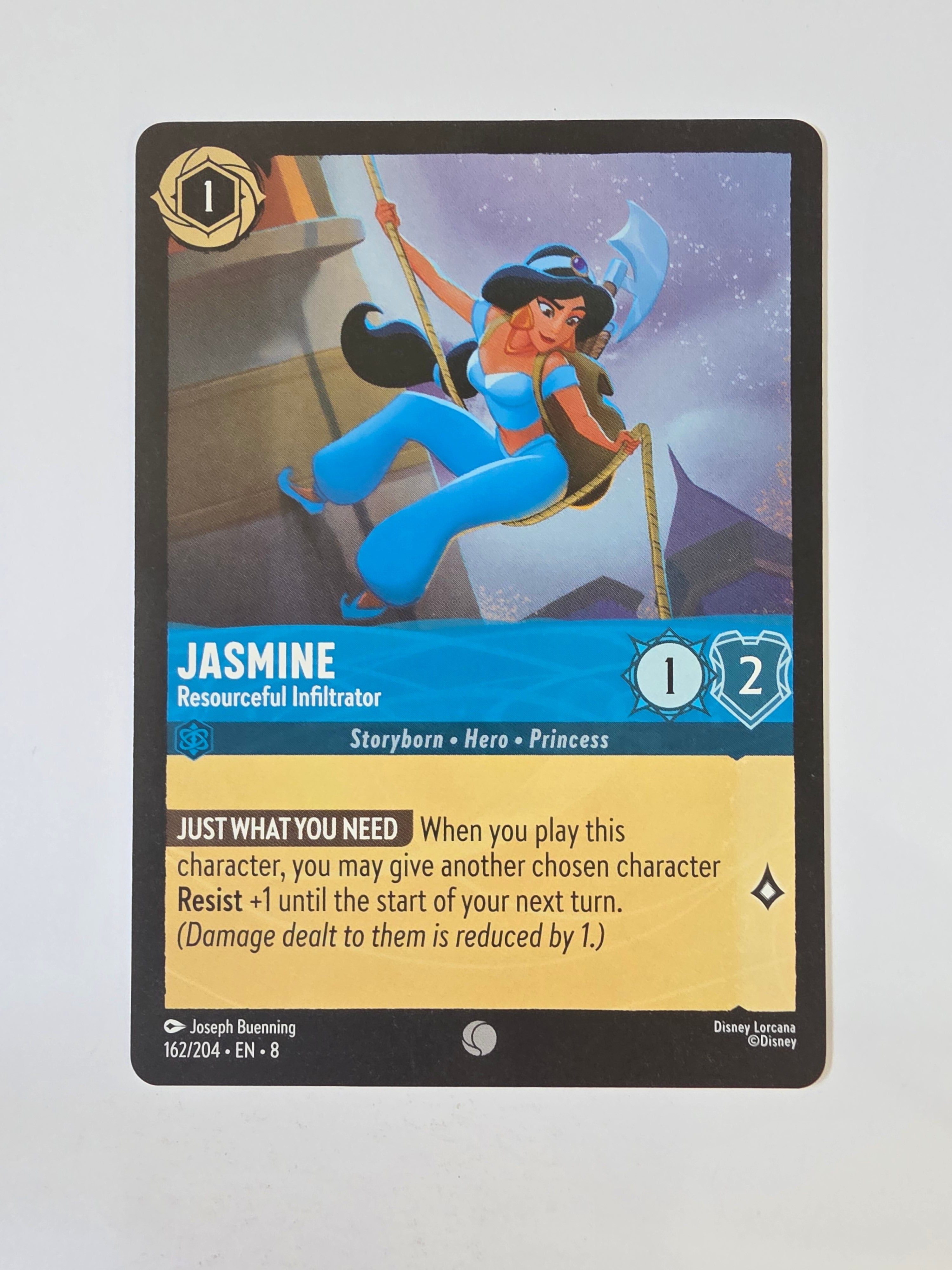 Disney Lorcana Reign of Jafar | Jasmine Resourceful Infiltrator | #162 | Common