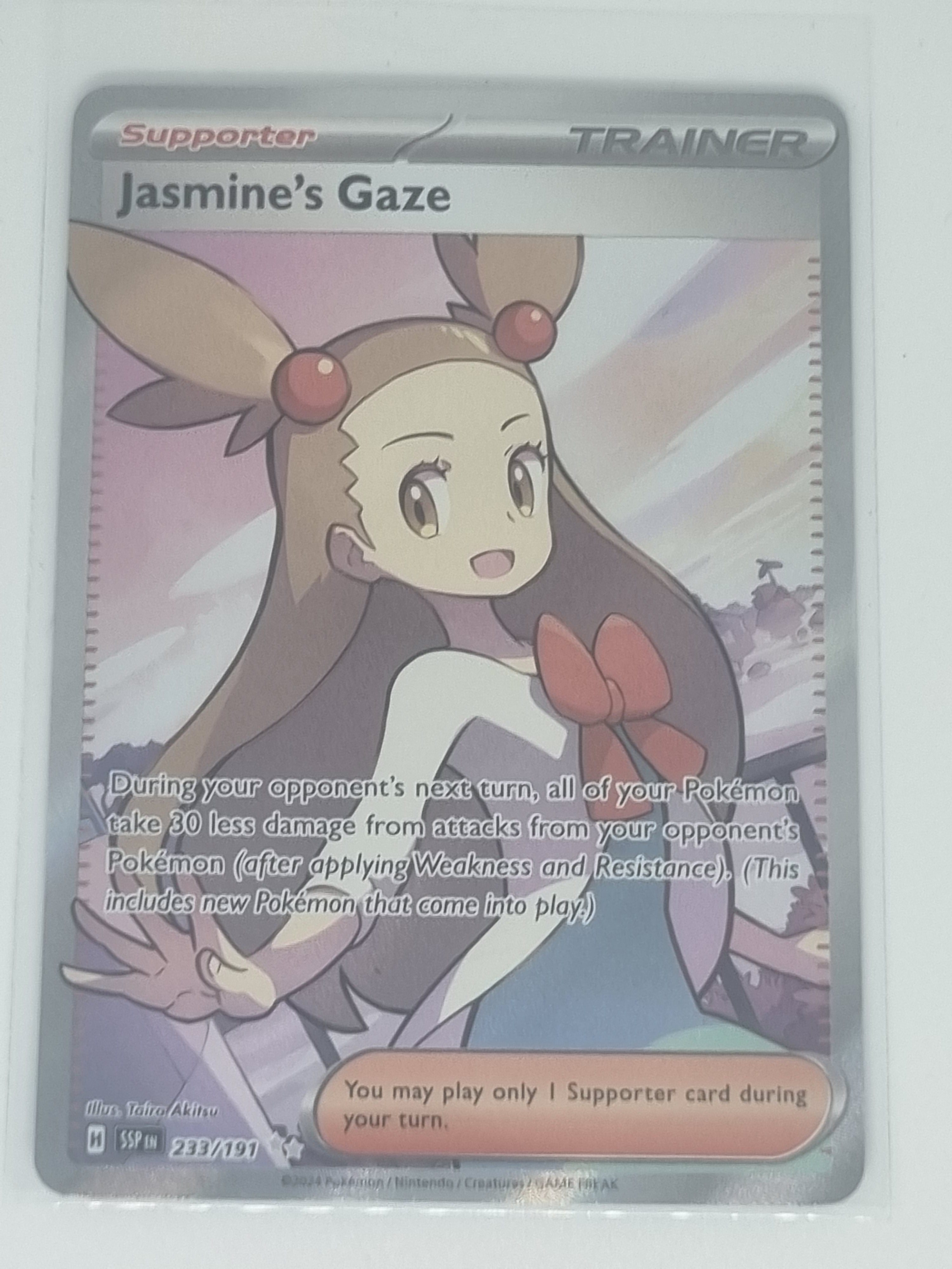 Pokemon TCG - Surging Sparks - #233/191 - Jasmine's Gaze - Full Art