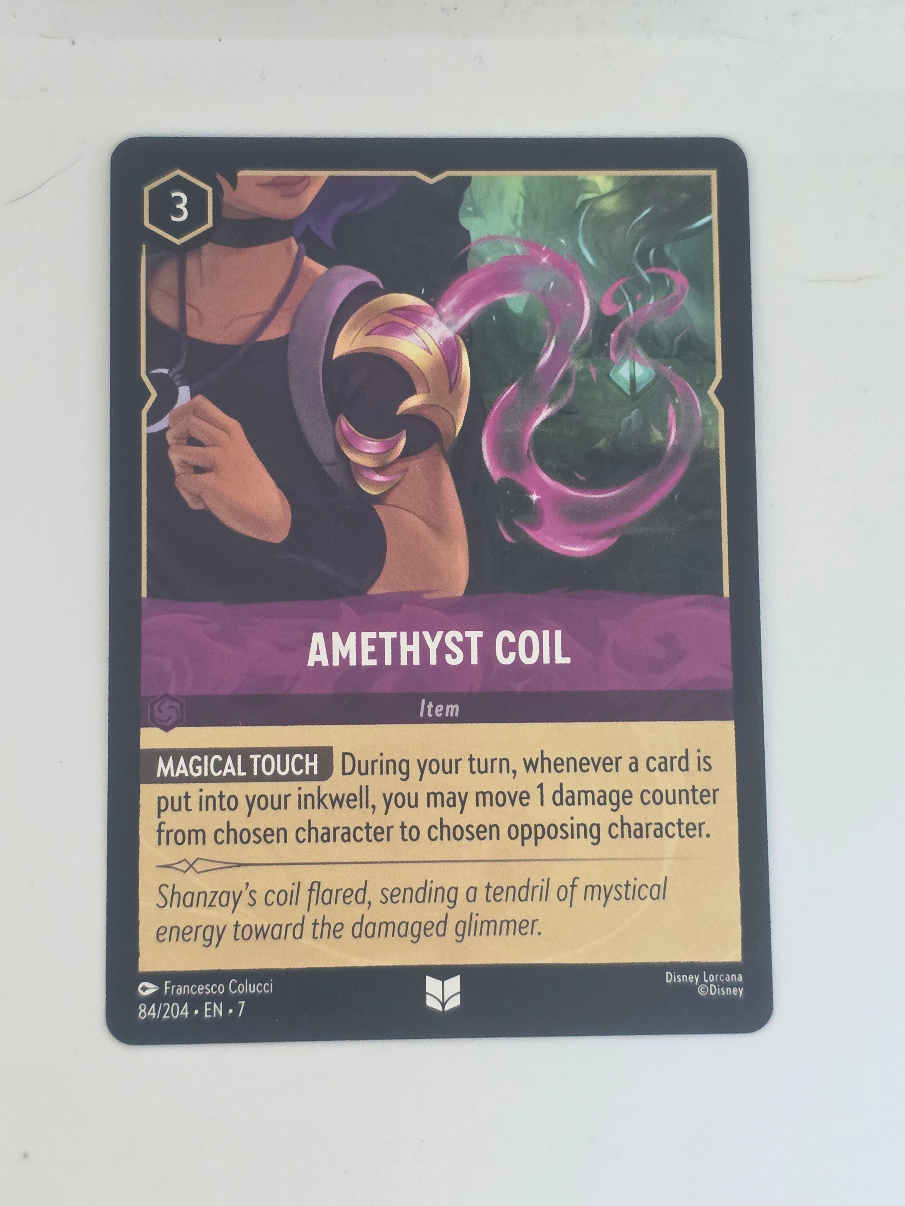 Lorcana | Archazia's Island | #84/204 | Amethyst Coil | Uncommon