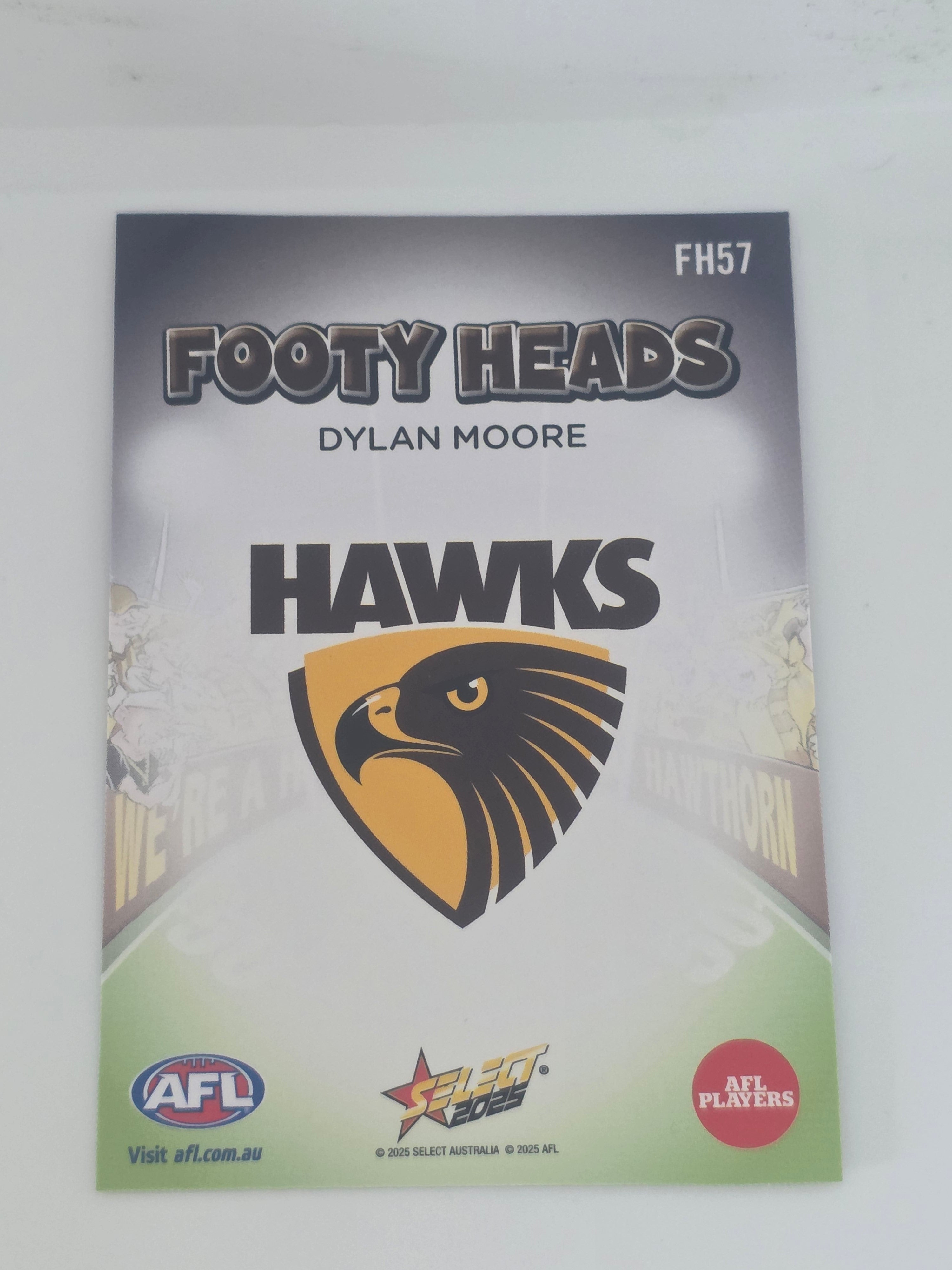 AFL Footy Stars 2025 | Footy Heads | #FH57 | D. Moore | Hawthorn