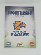 AFL Footy Stars 2025 | Footy Heads | #FH101 | L. Ryan | West Coast Eagles