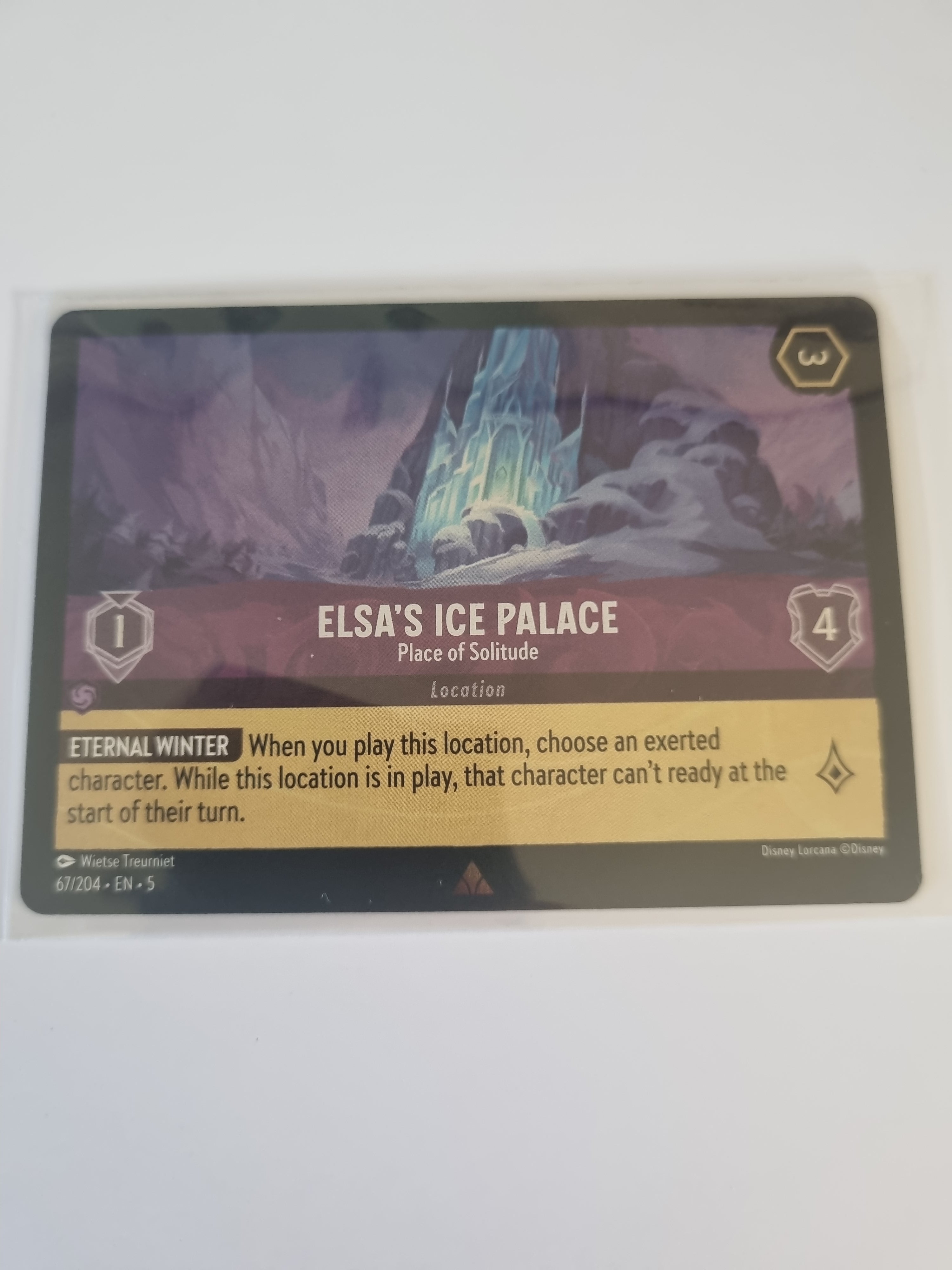 Shimmering Skies - Coldfoil - Elsa's Ice Palace - Place of Solitude - 67/204 - Rare