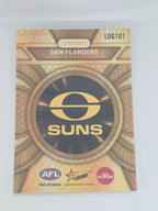 AFL Footy Stars 2025 Luminous Dragon Scales Gold #LDG101 S. FLANDERS Suns #177/399