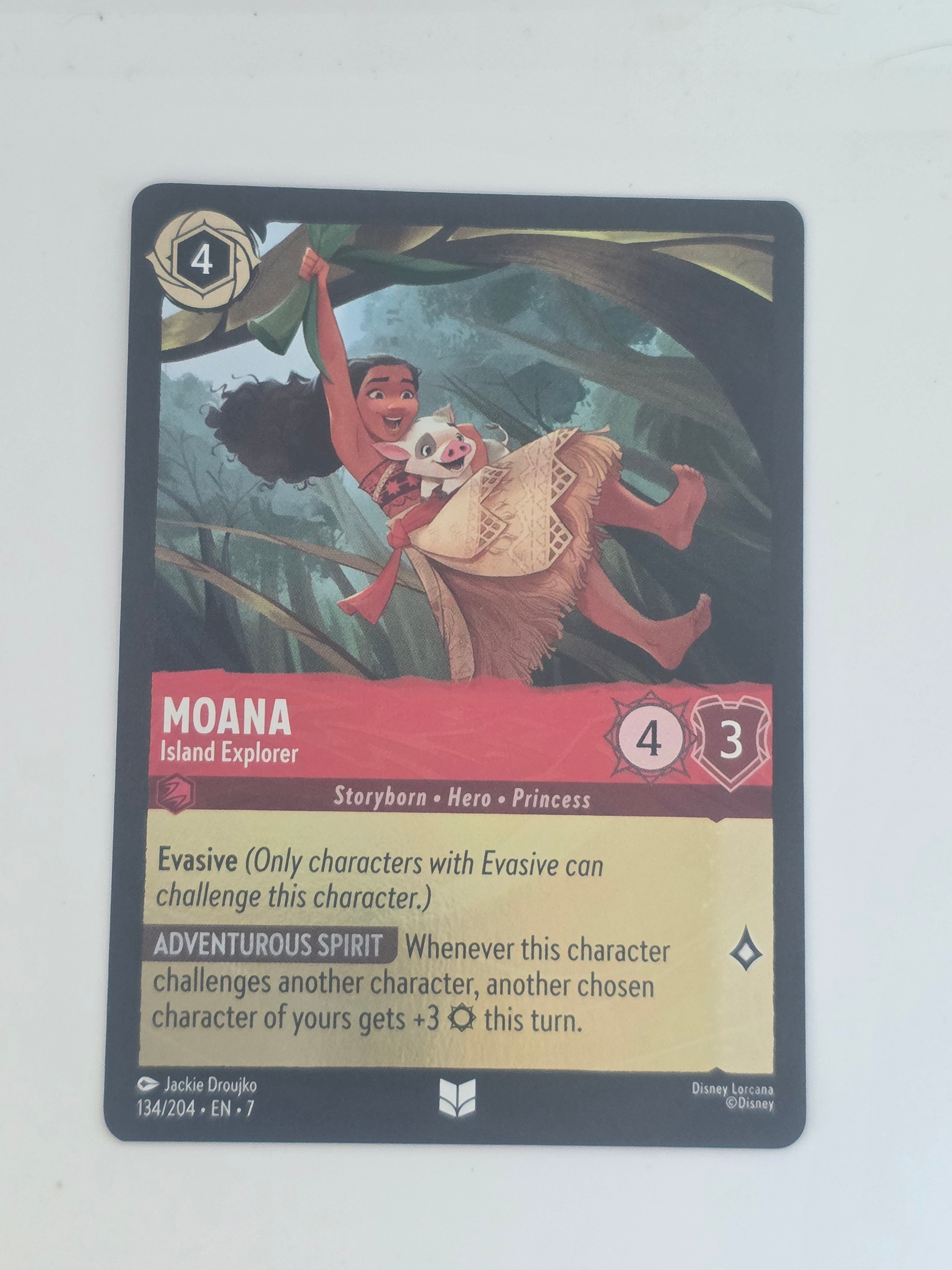 Lorcana | Archazia's Island COLDFOIL #134/204 | Moana - Island Explorer | U/C