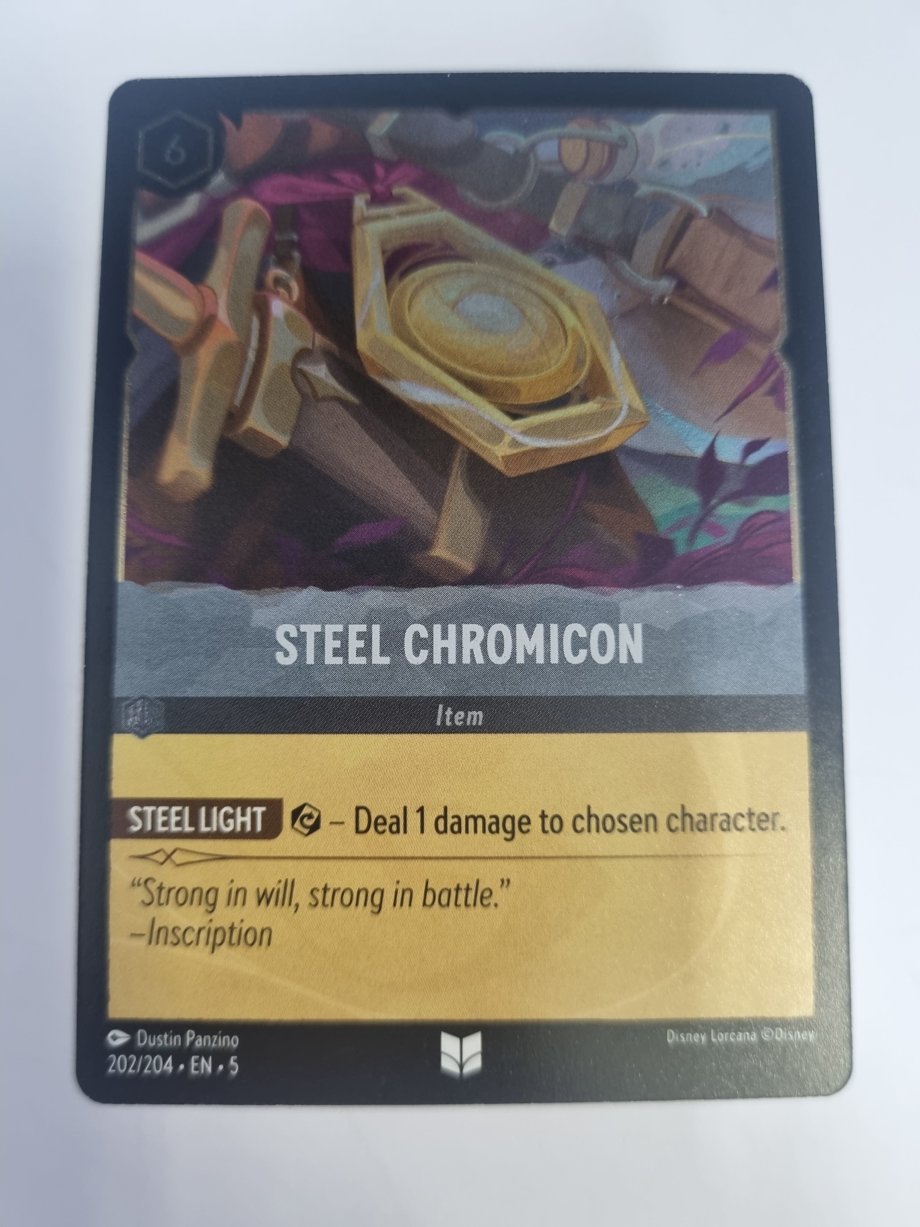 Shimmering Skies - Coldfoil - Steel Chromicon - 202/204 - Uncommon
