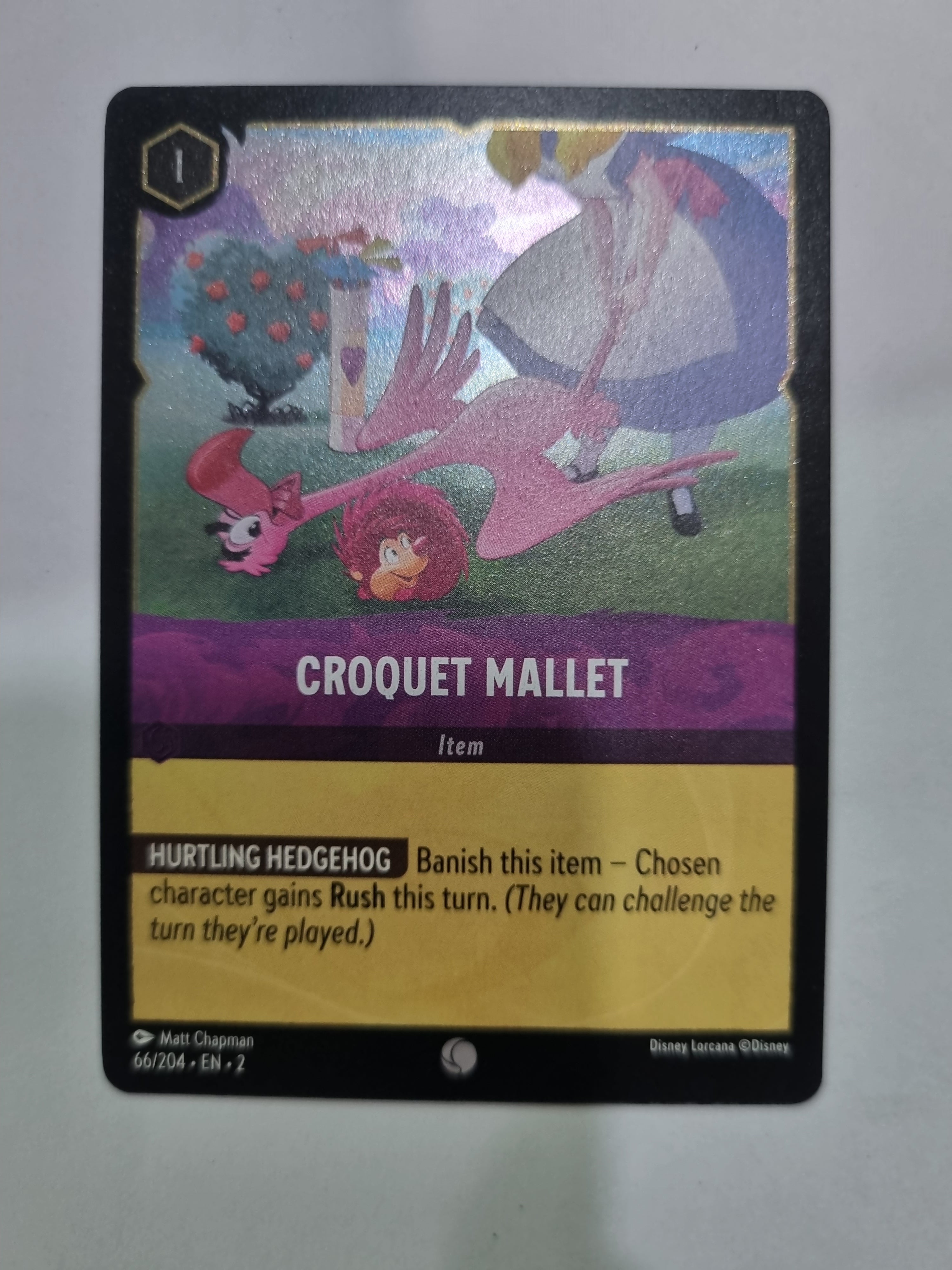 Lorcana - Floodborn - #66/204 - Coldfoil - Croquet Mallet - Common
