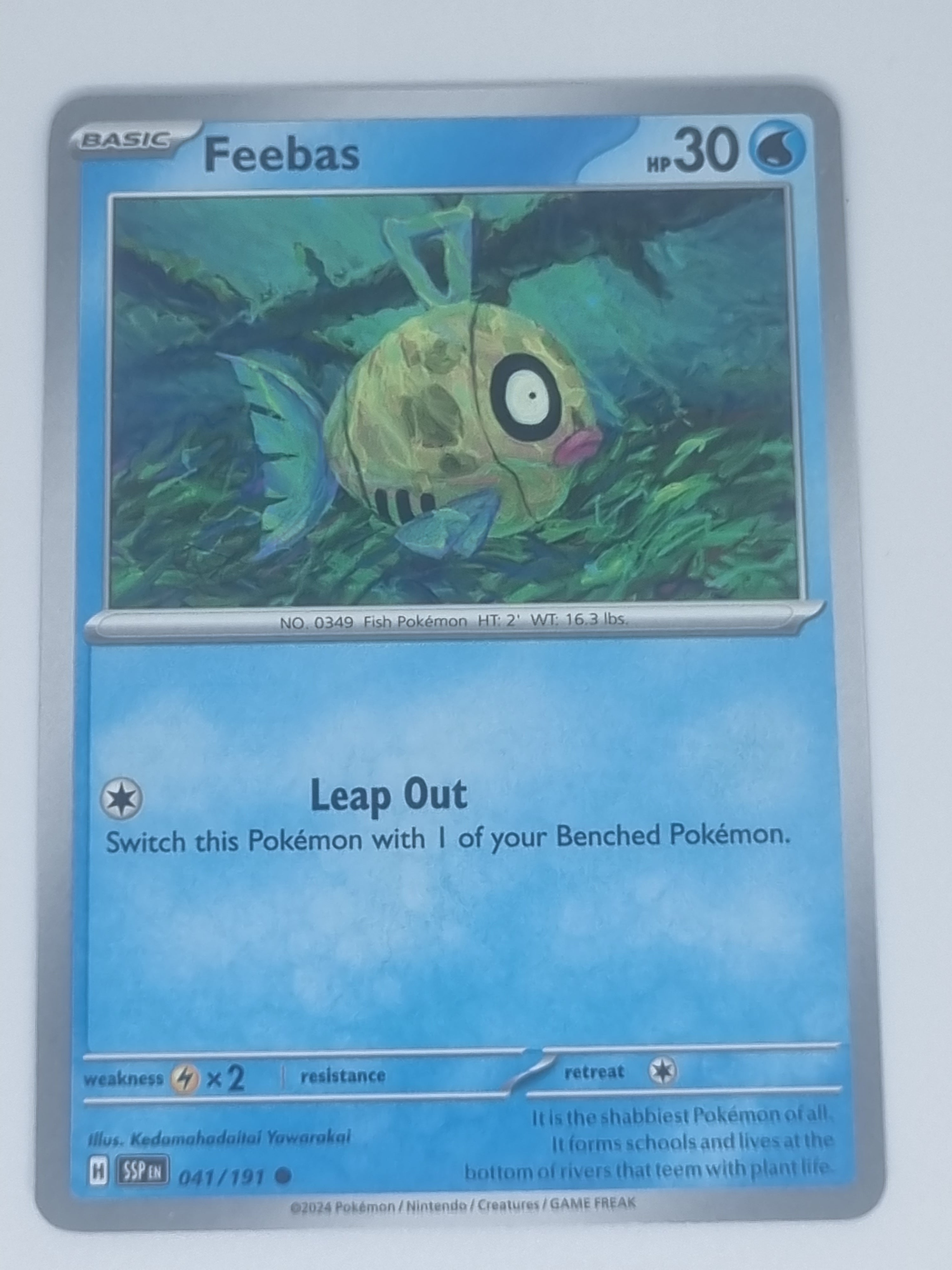 Pokemon TCG - Surging Sparks - #041/191 - Feebas - Common