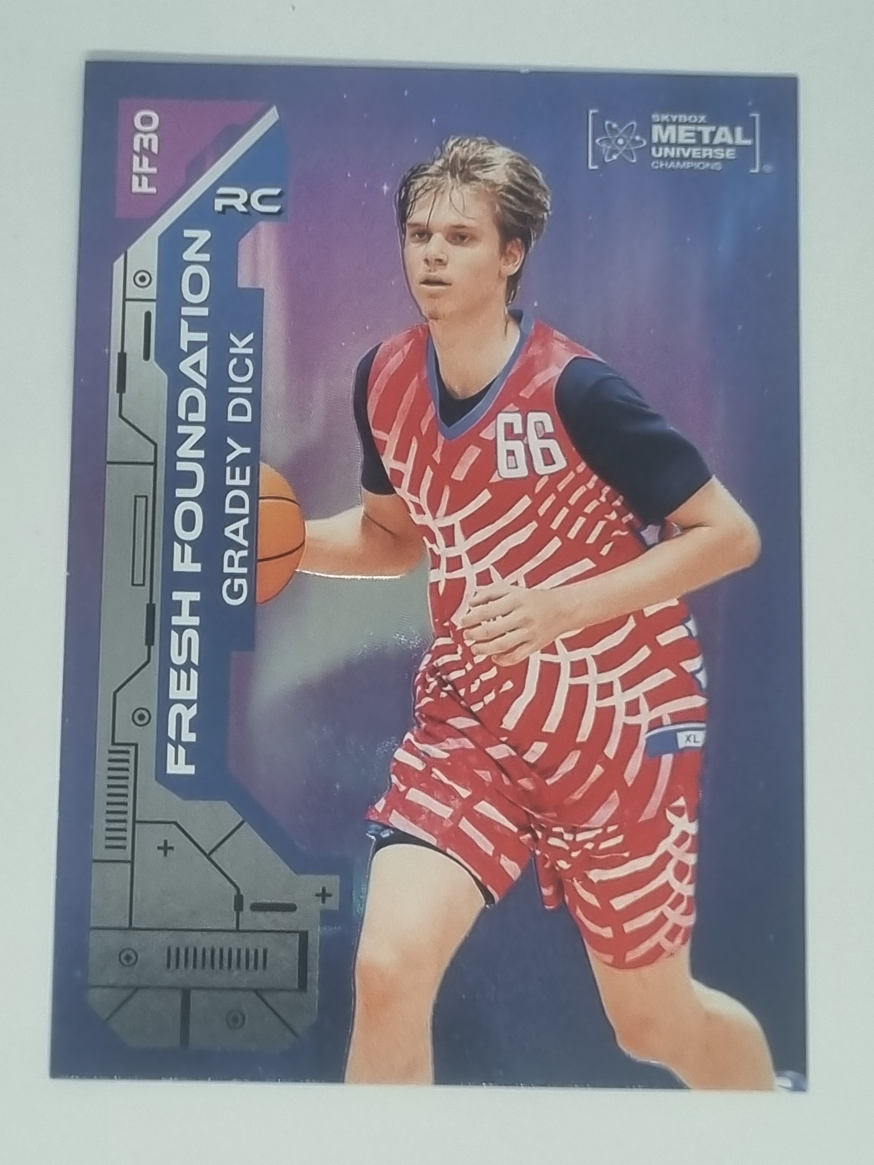 2023 Skybox Metal Universe Champions - Fresh Foundations - #FF30 - Gradey Dick
