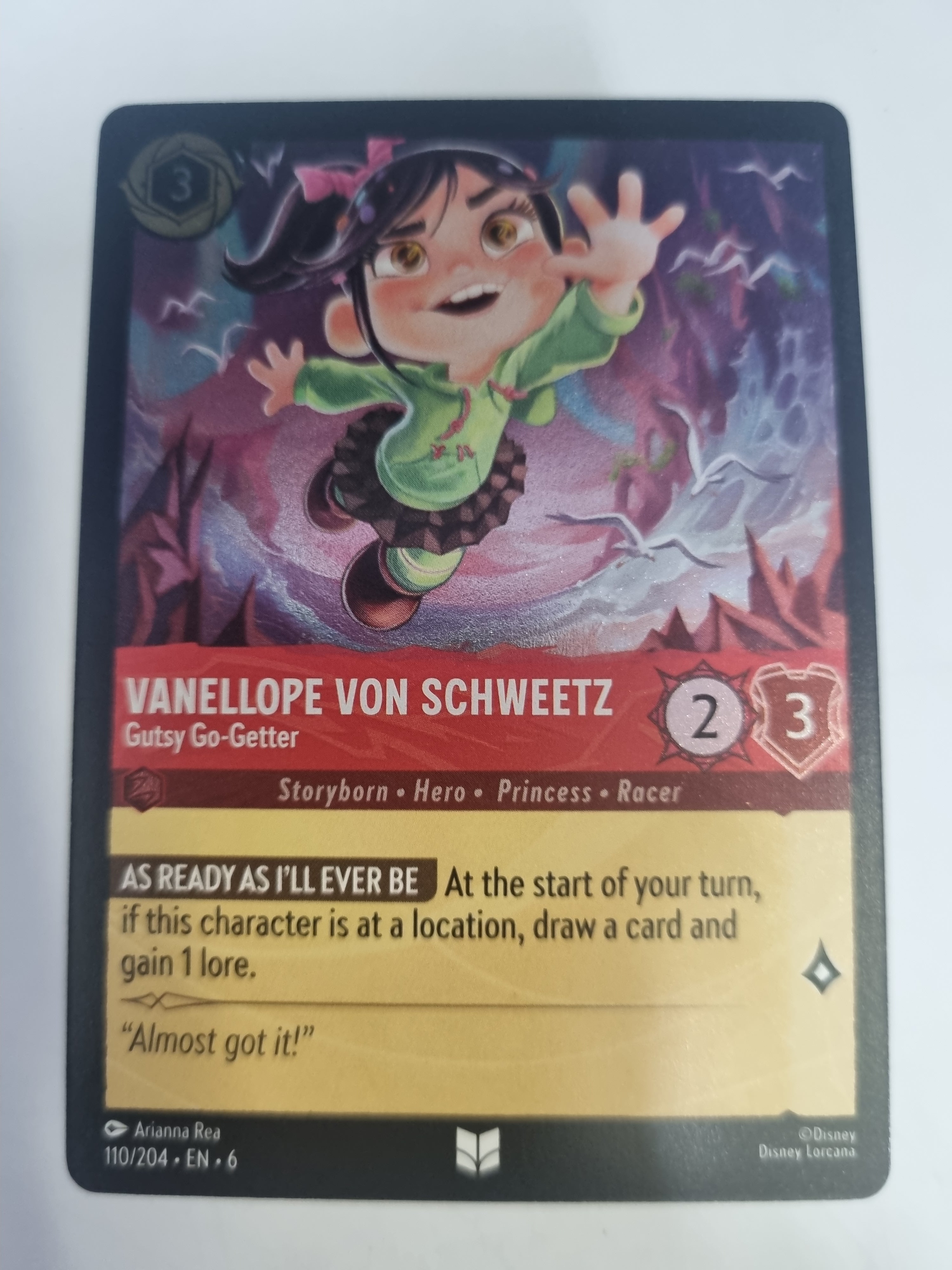 Azurite Sea - COLDFOIL - Vanellope Von Schweetz - Gutsy Go-Getter - #110/204 U/C