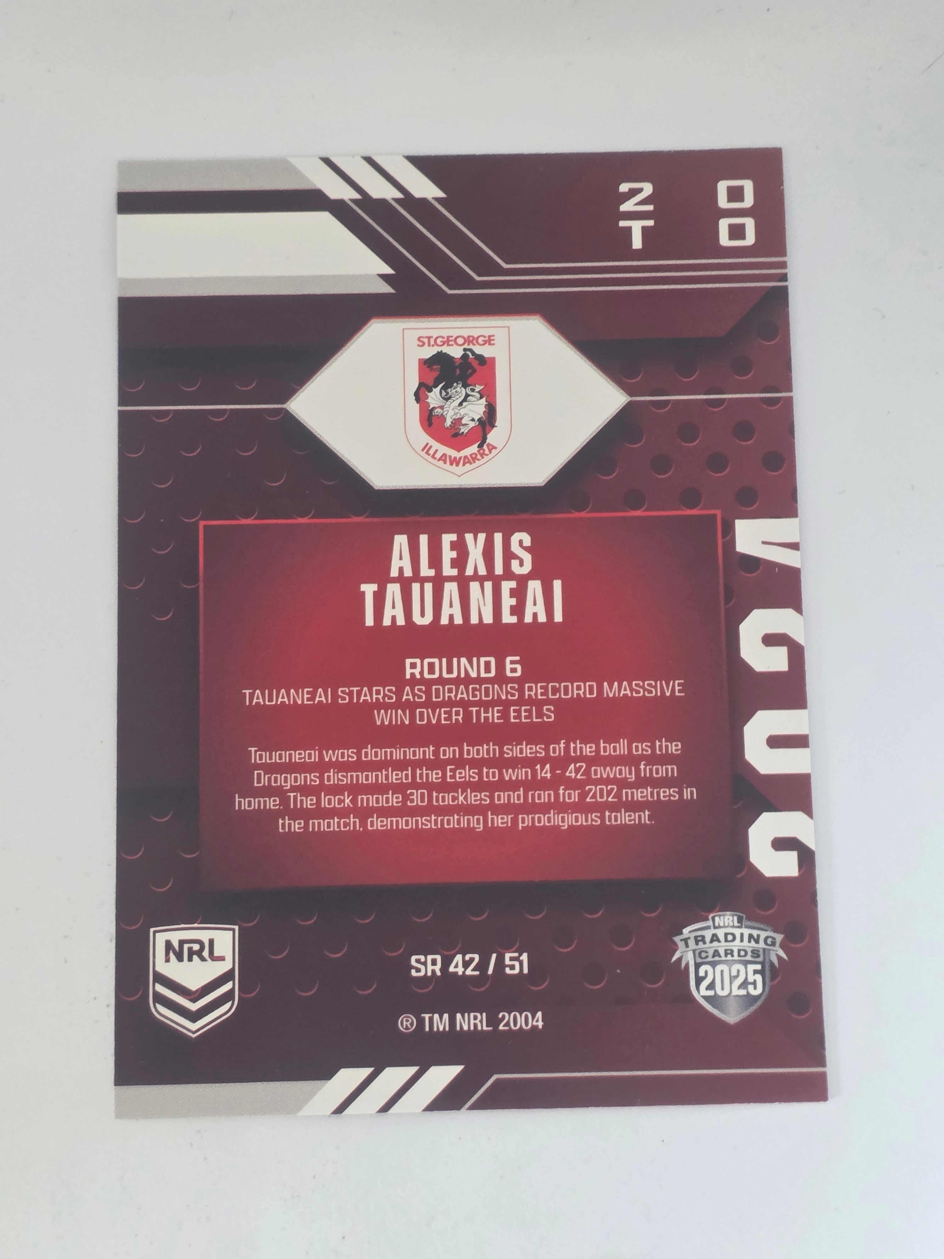 NRL 2025 Traders | 2024 Season to Remember | #SR42 | Alexis Tauaneai | Dragons