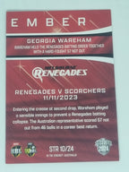 2024-25 LUXE Cricket - Season to Remember - #STR10 - Georgia Wareham - Renegades