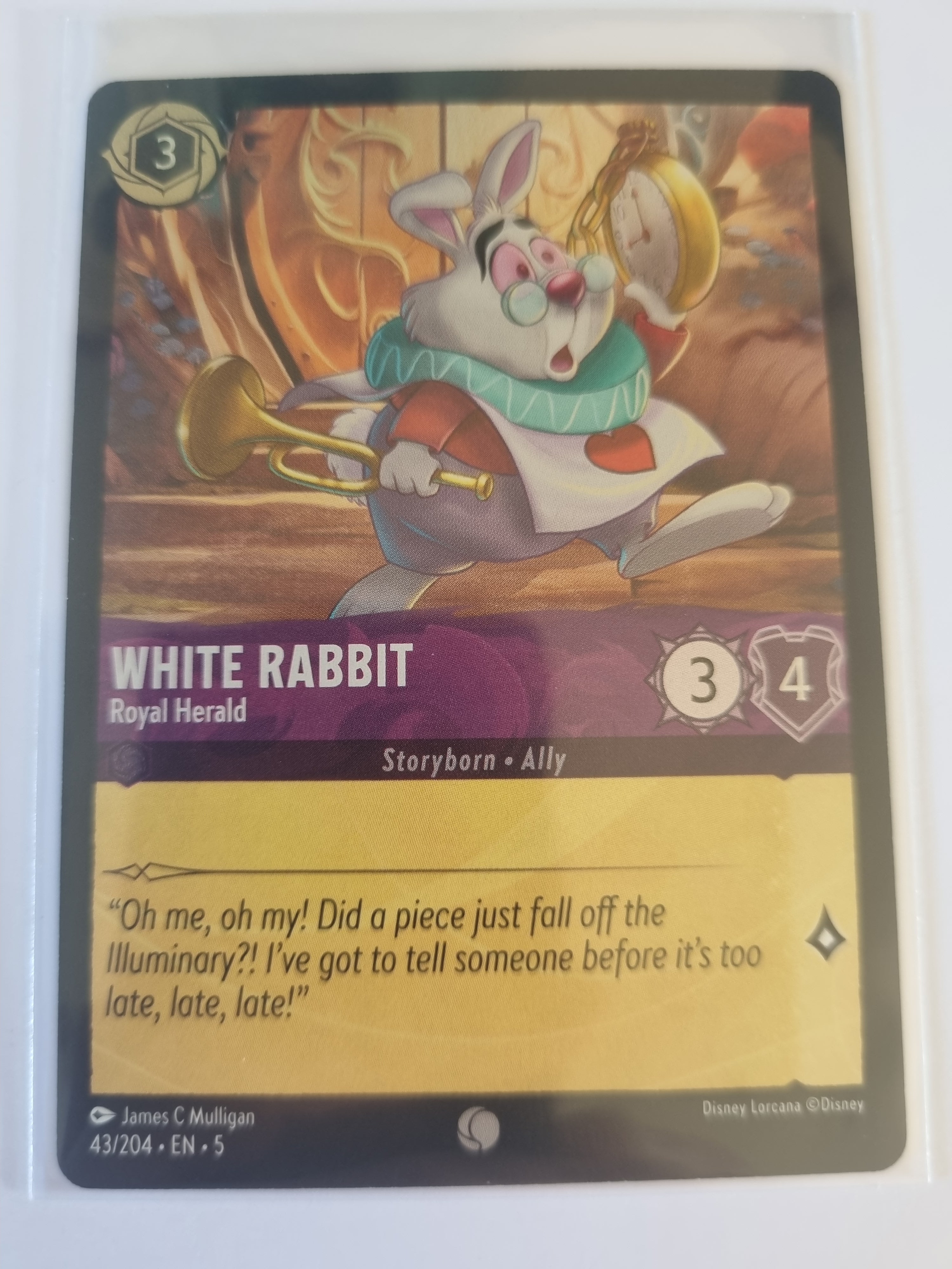 Shimmering Skies - Coldfoil - White Rabbit - Royal Herald - 43/204 - Common