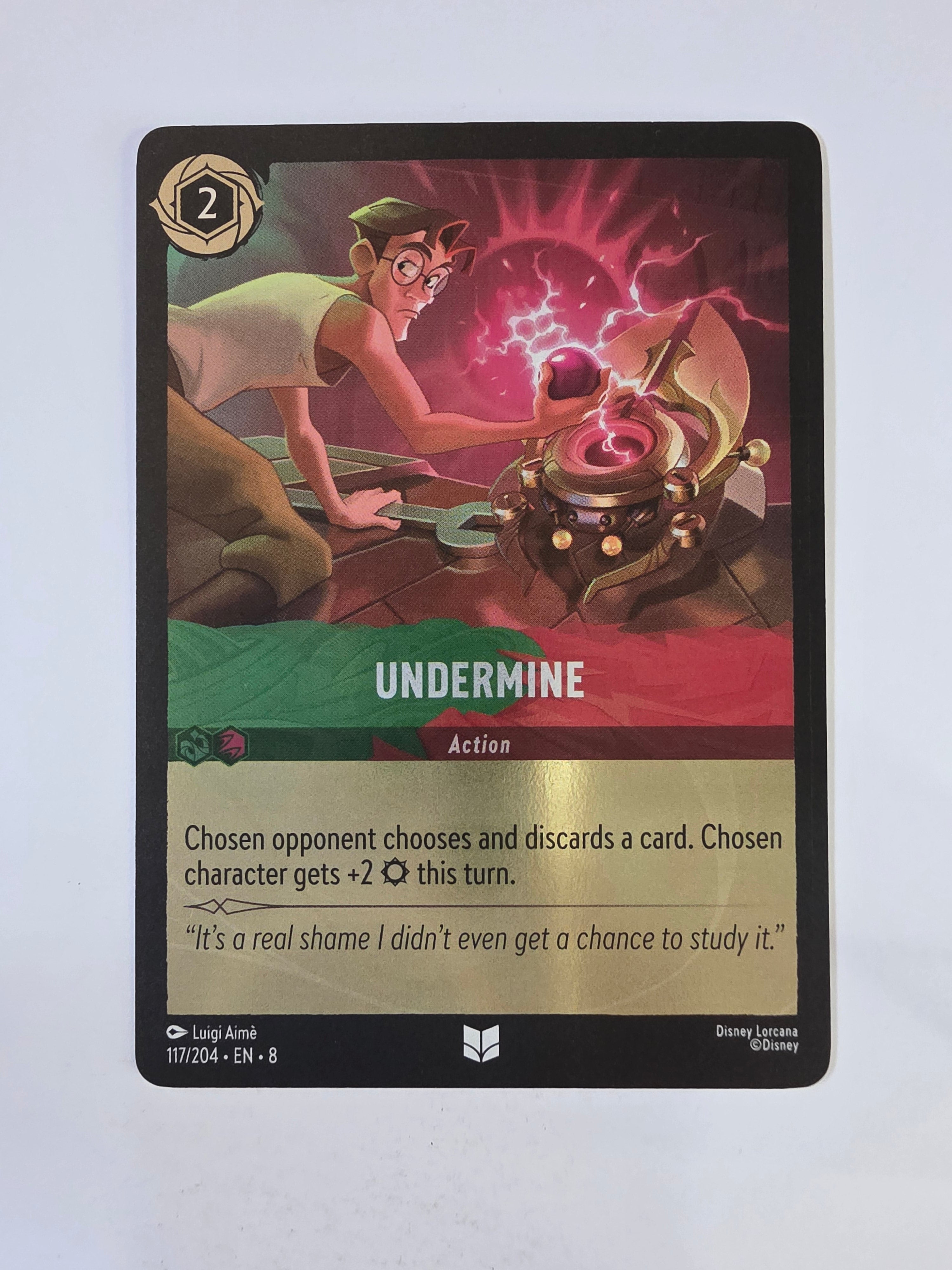 Disney Lorcana Reign of Jafar | Coldfoil | Undermine | #117 | Uncommon
