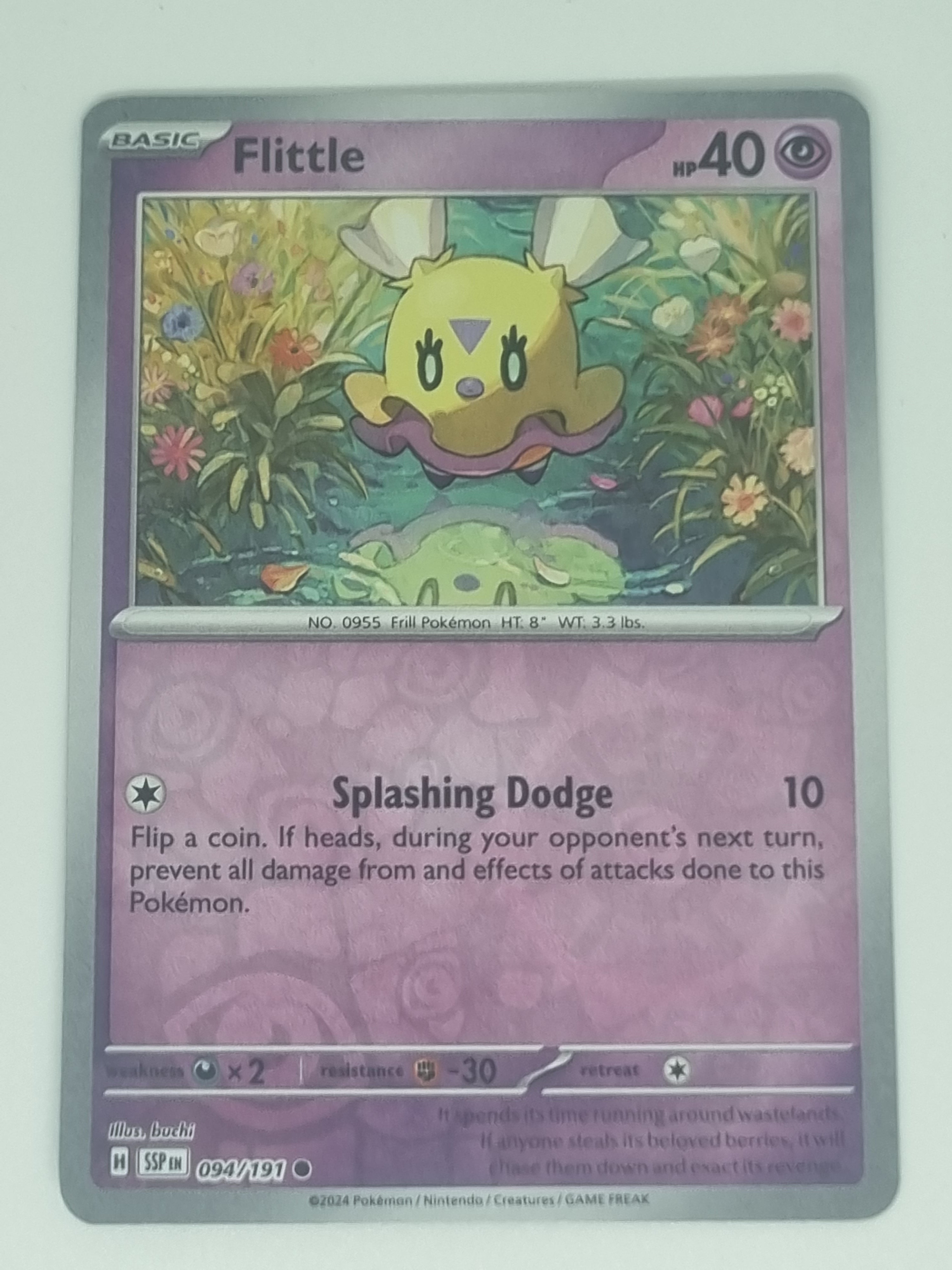 Pokemon TCG - Surging Sparks - #094/191 - Reverse Holo - Flittle - Common