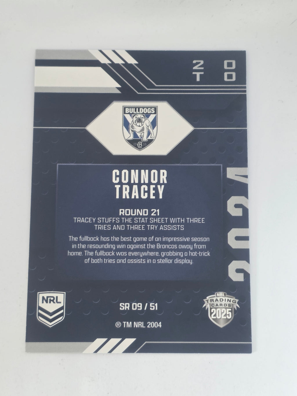 NRL 2025 Traders | 2024 Season to Remember | #SR9 | Connor Tracey | Bulldogs