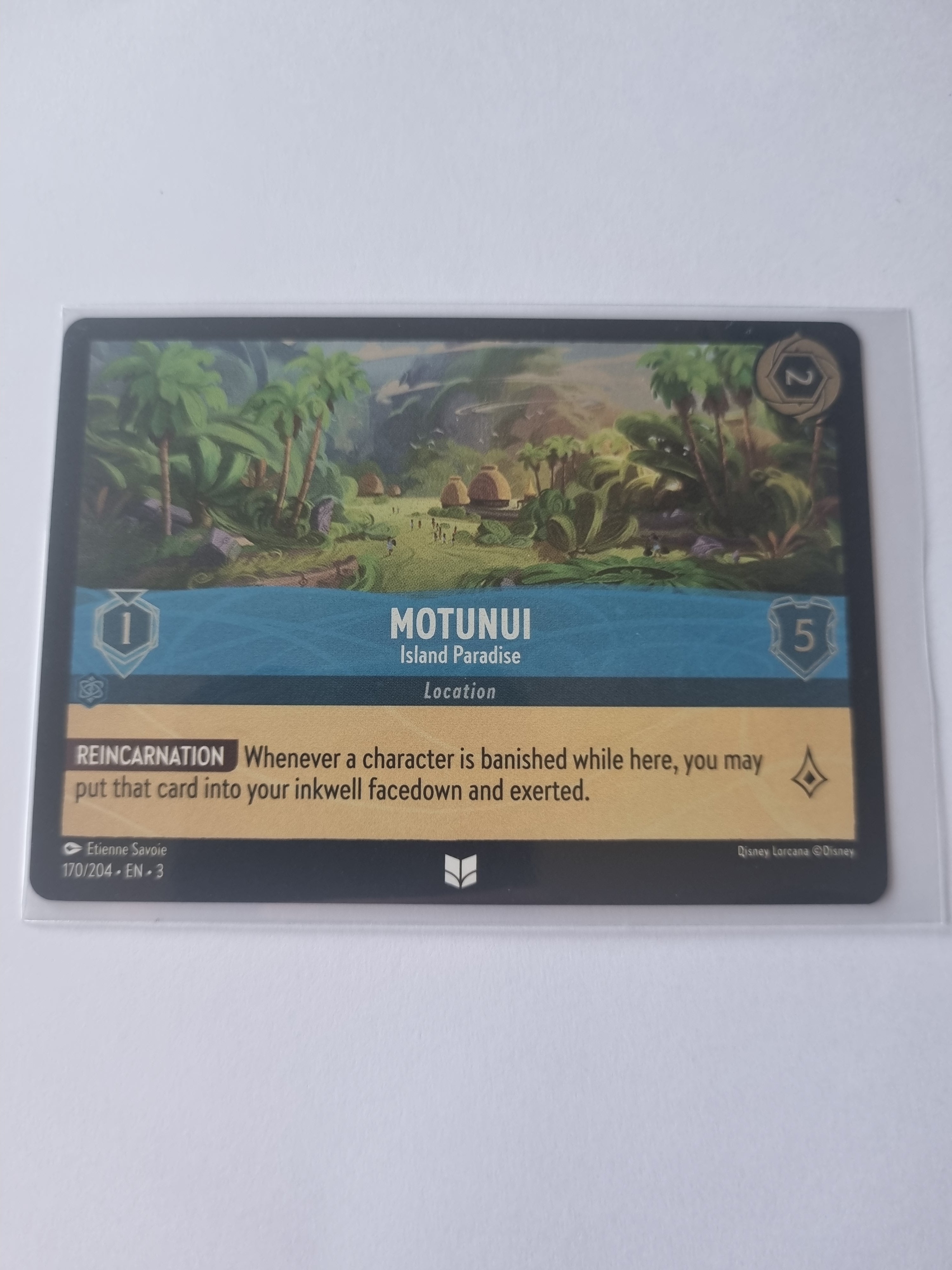Into the Inklands - Coldfoil - Motunui - Island Paradise 170/204 Uncommon