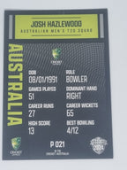 2024-25 LUXE Cricket Traders - Parallel - #P021 - Josh Hazelwood - Aust T20