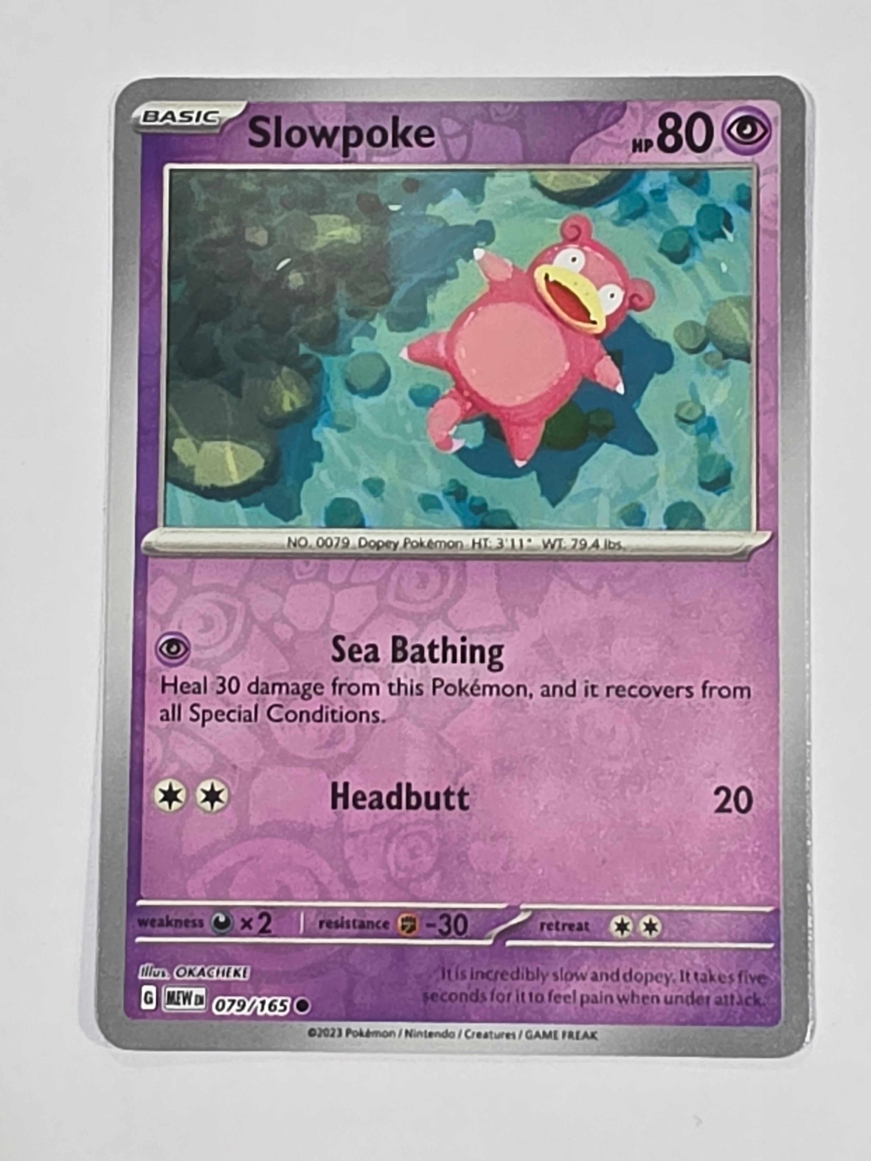 Pokemon TCG - Pokemon 151 - #079/165 - Reverse Holo - Slowpoke - Common