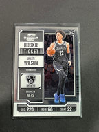 23-24 NBA Contenders Optic Season Ticket #20 Jalen Wilson (Base - Silver)