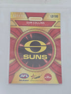 AFL Footy Stars 2025 Luminous Dragon Scales #LD100 S. COLLINS Suns #037/799